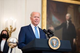US-Präsident Joe Biden spricht sich für einen Olympia-Boykott seiner Diplomaten aus