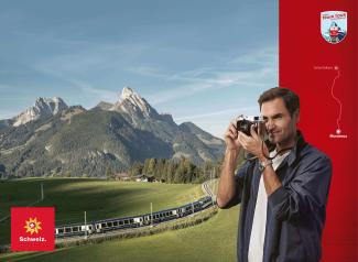 Roger Federer empfiehlt "Grand Train Tour of Switzerland"
