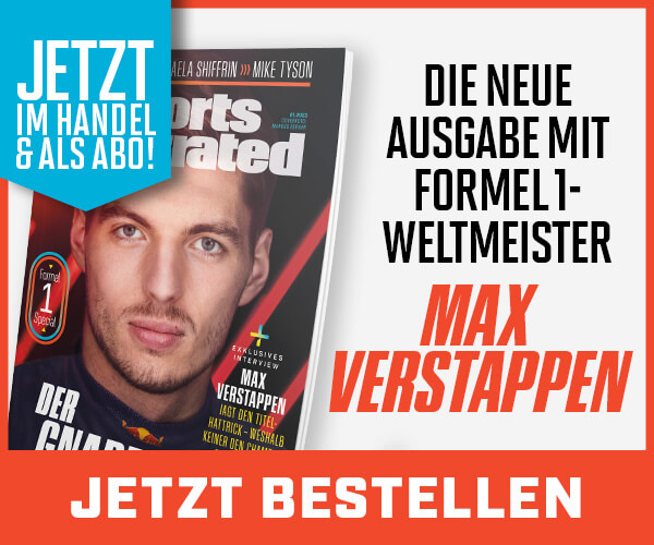 Die neue Ausgabe von Sports Illustrated mit Formel-1-Weltmeister Max Verstappen