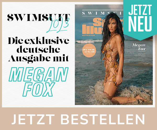 Ab sofort auch auf Deutsch erhältlich: Die legendäre Bikini-Ausgabe von SPORTS ILLUSTRATED mit Covermodel Kim Petras & Megan Fox