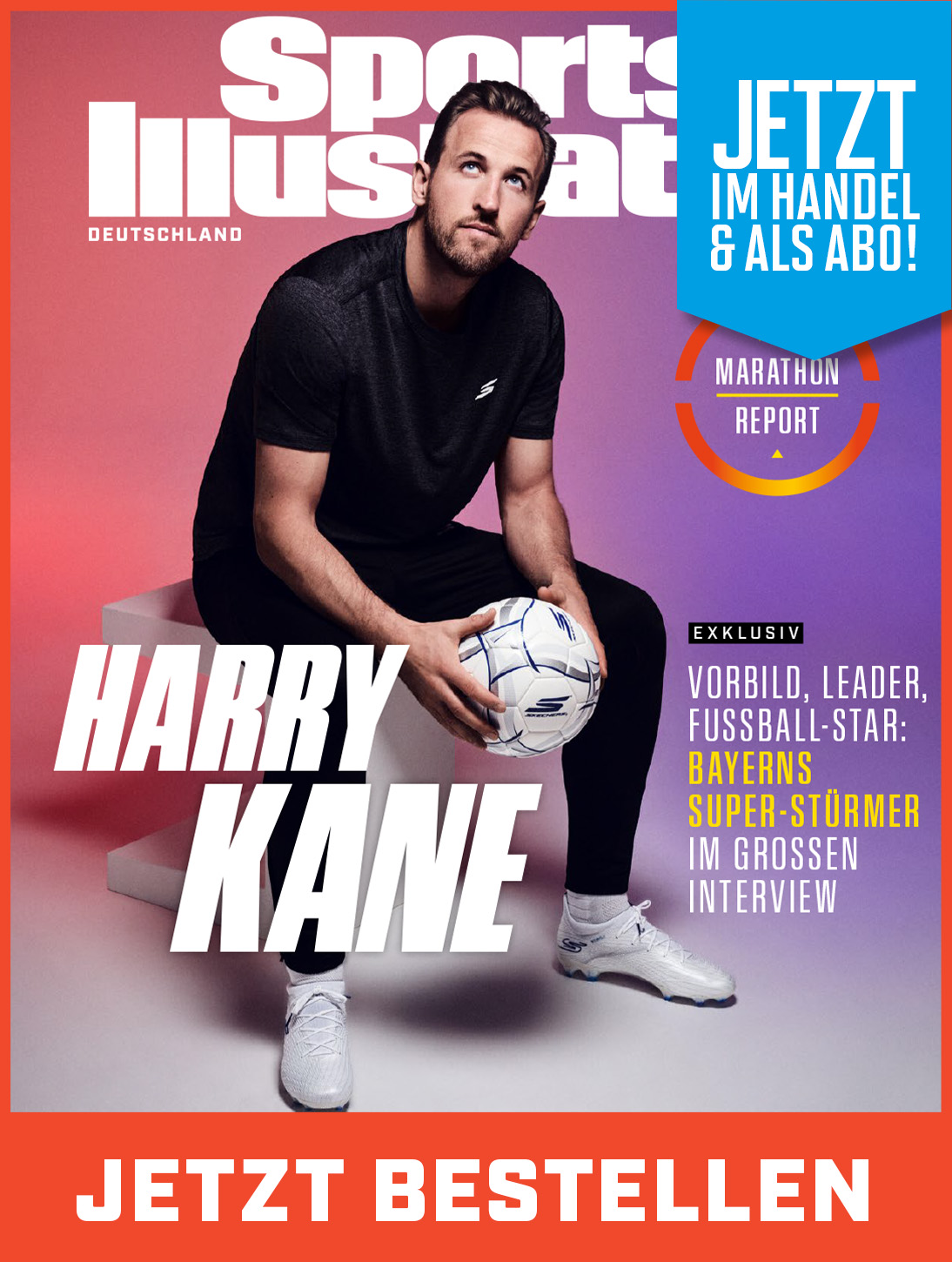 Die neue Sports Illustrated Ausgabe mit Bayern-Star Harry Kane