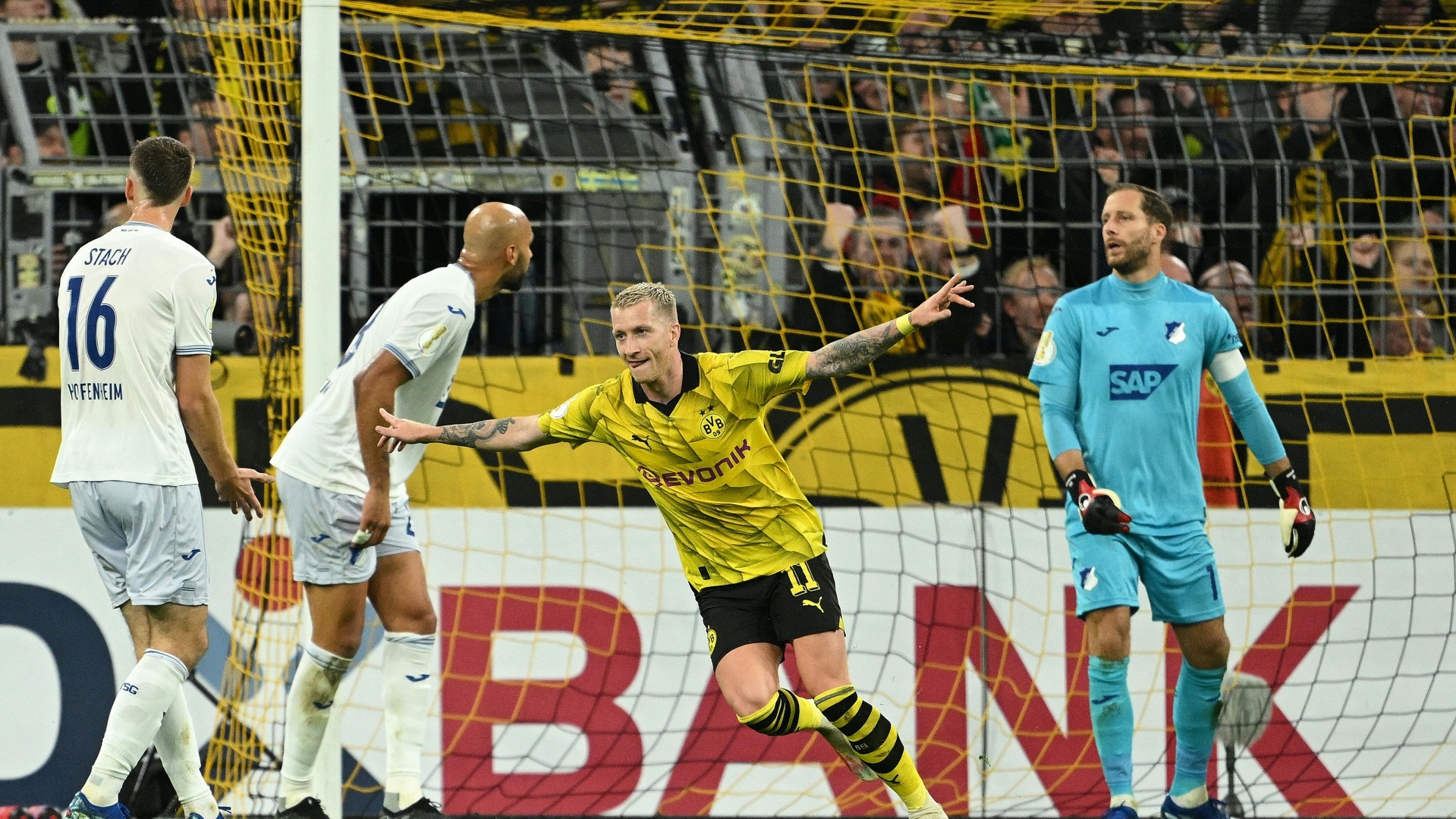 Sieg gegen Hoffenheim: BVB steht im Pokal-Achtelfinale