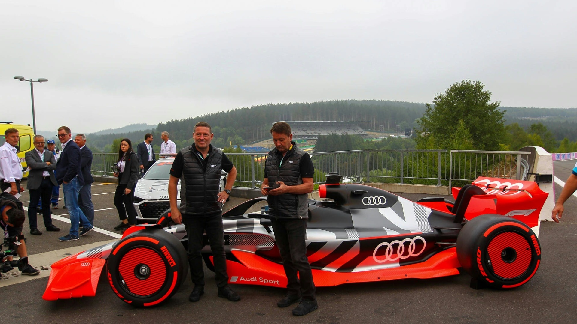 Audi bei der Bekanntgabe des F1-Einstiegs 2022