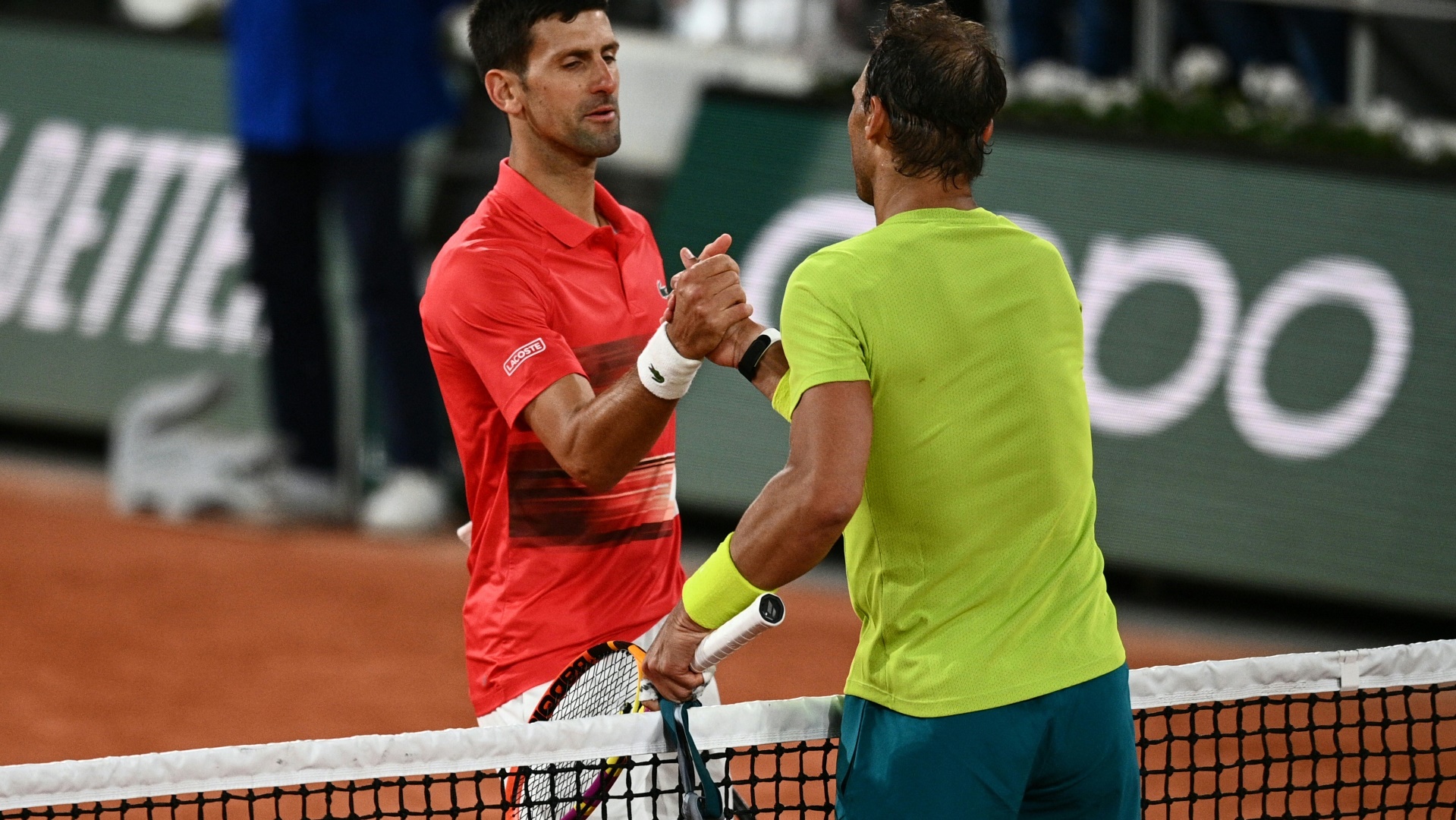 Novak Djokovic und Rafael Nadal in Paris vor zwei Jahren