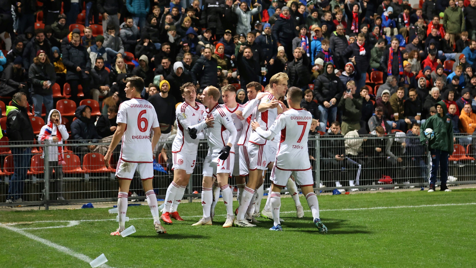 Fortuna Düsseldorf steht im Pokal-Achtelfinale