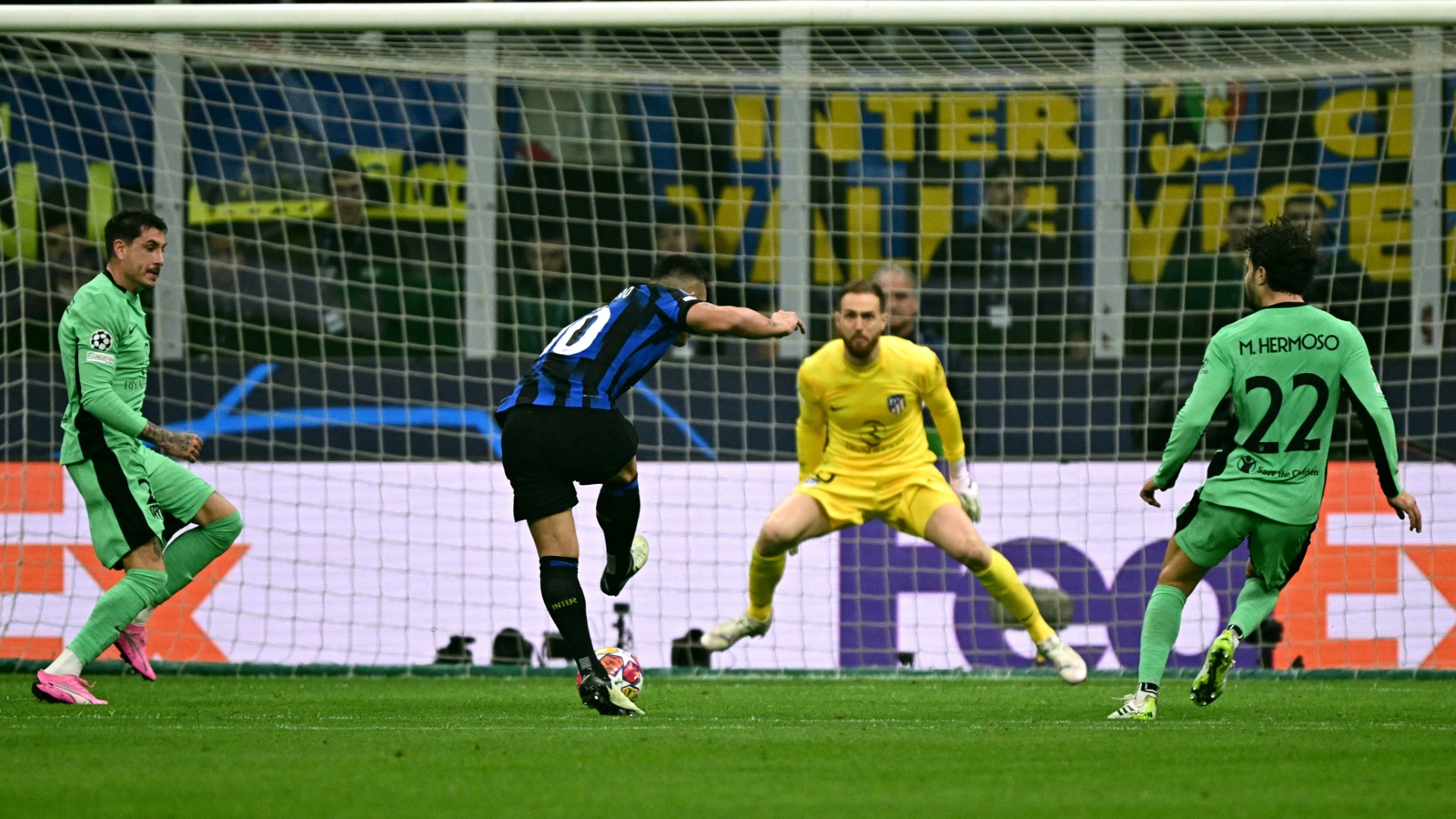 Lautaro Martinez lässt eine gute Chance für Inter aus