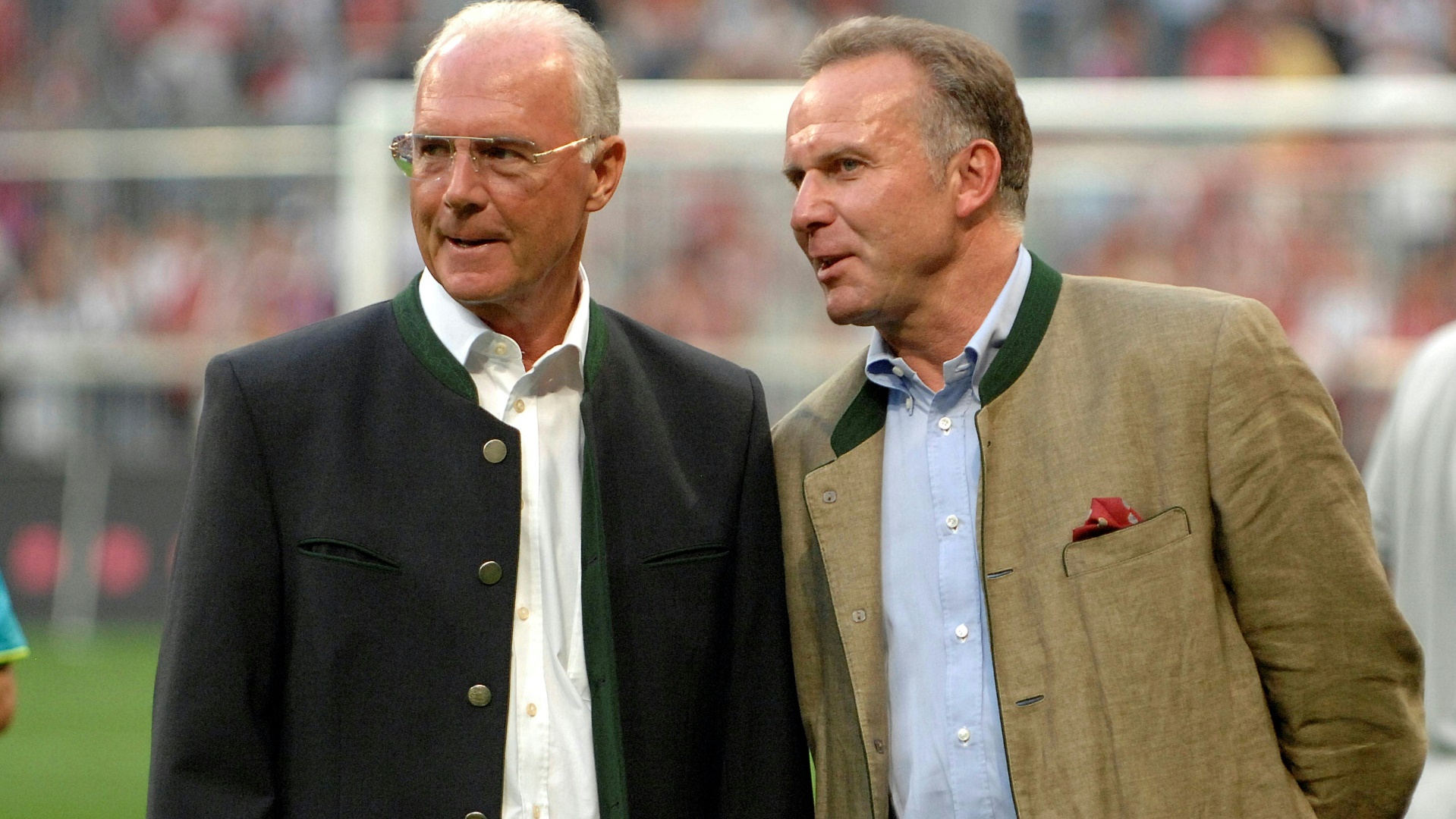 Beckenbauer (l.) und Rummenigge