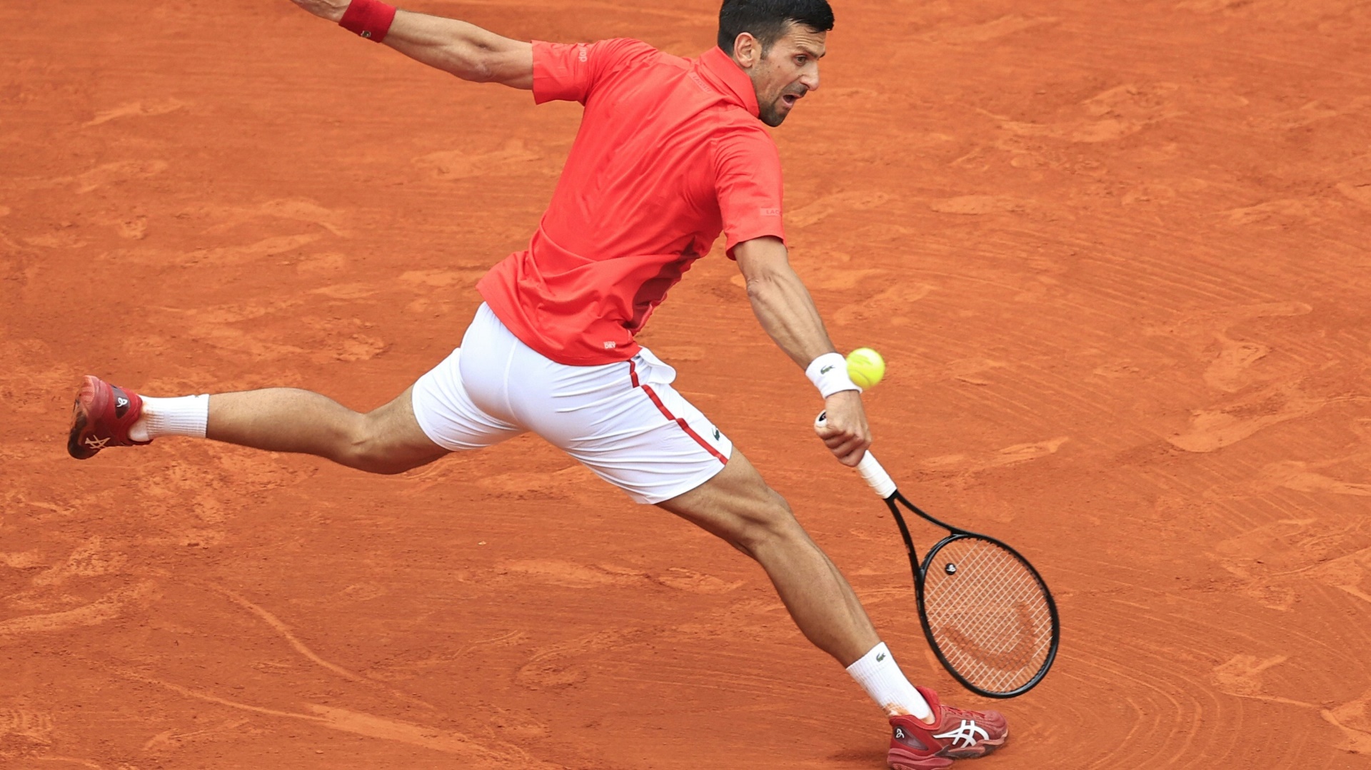Djokovic bei seinem Auftaktsieg in Monte Carlo