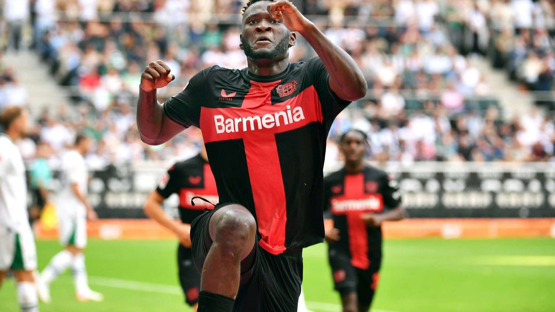 Boniface traf doppelt für die Leverkusener