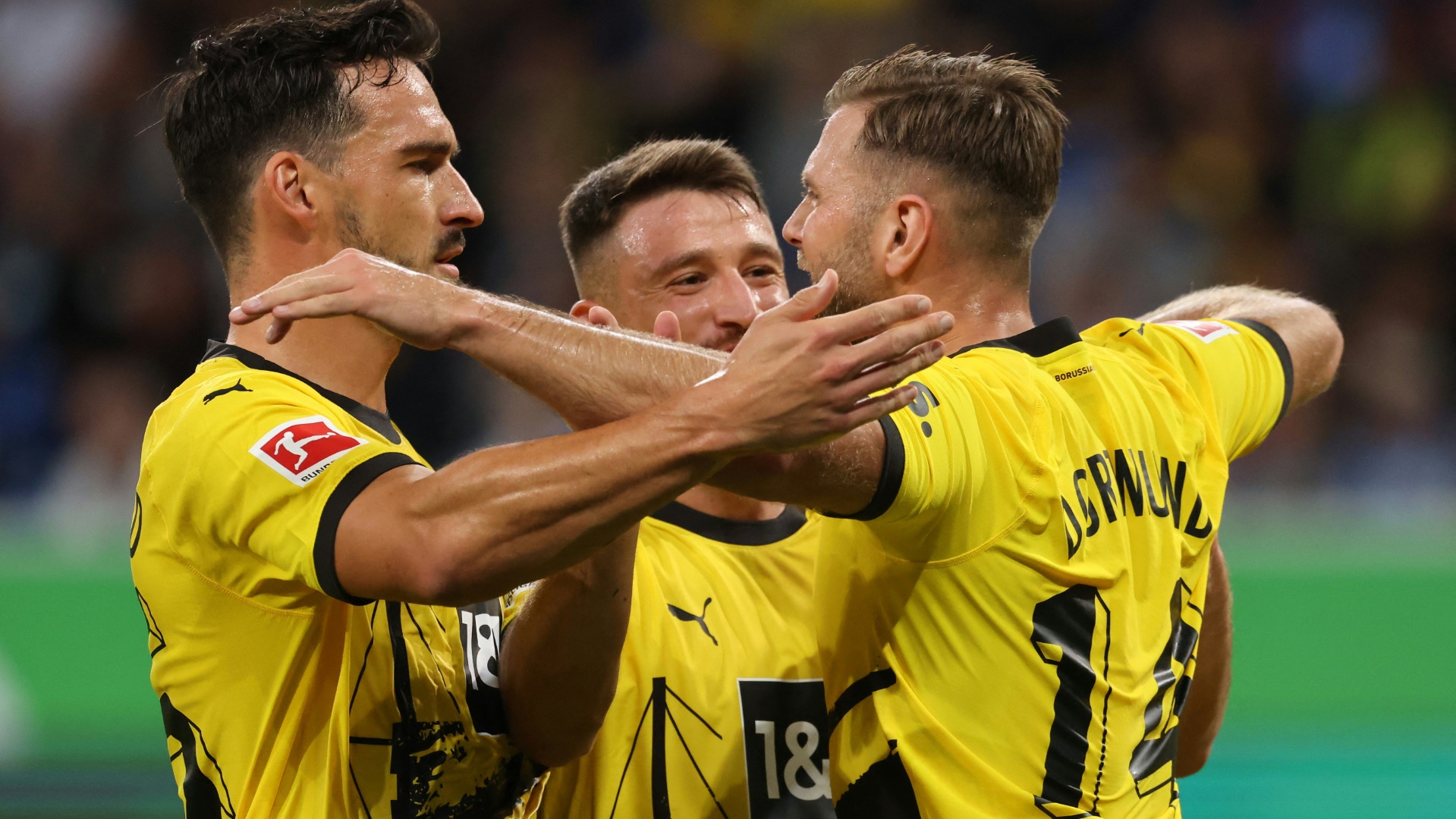 Dortmund nach Sieg gegen Hoffenheim an Tabellenspitze
