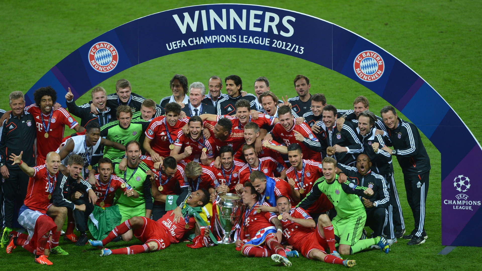 2013 feierte Bayern das erste Triple des Vereins