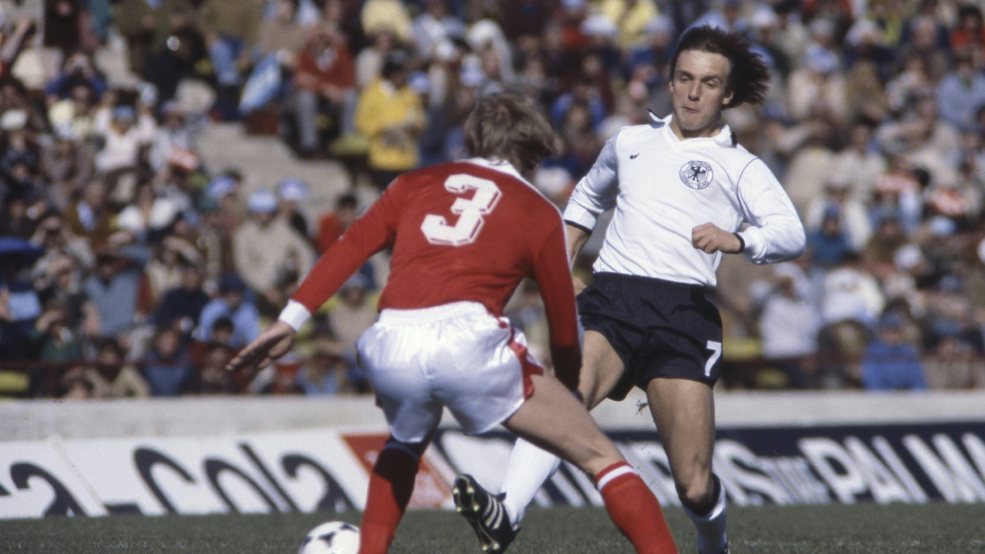 Rüdiger Abramczik bei der WM 1978 gegen Österreich