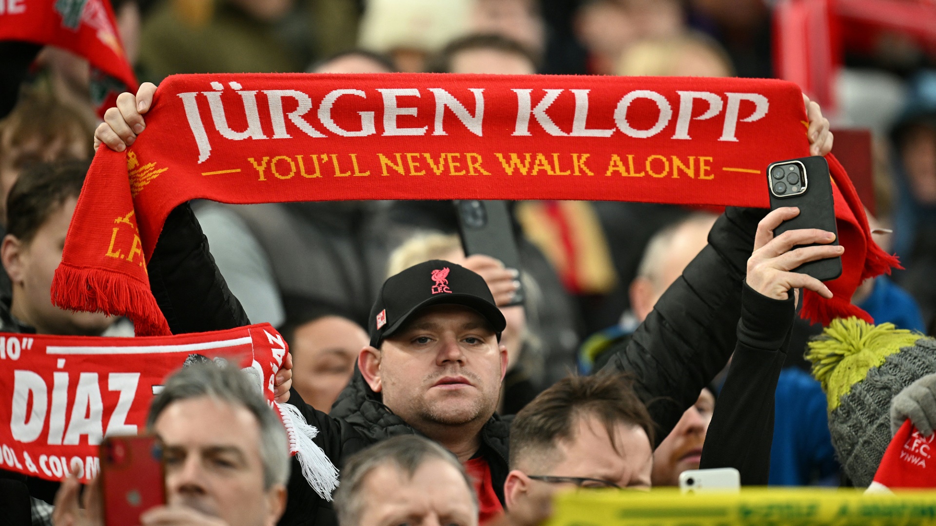 Liverpools Fans feiern Jürgen Klopp