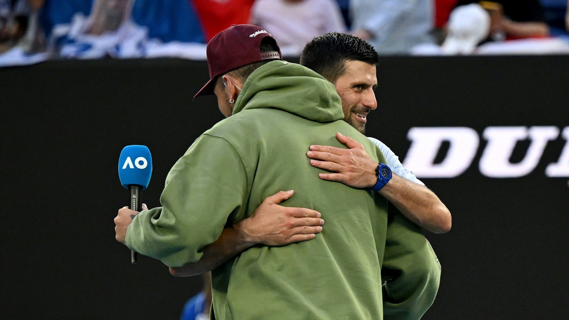 Verstehen sich gut: Novak Djokovic und Nick Kyrgios