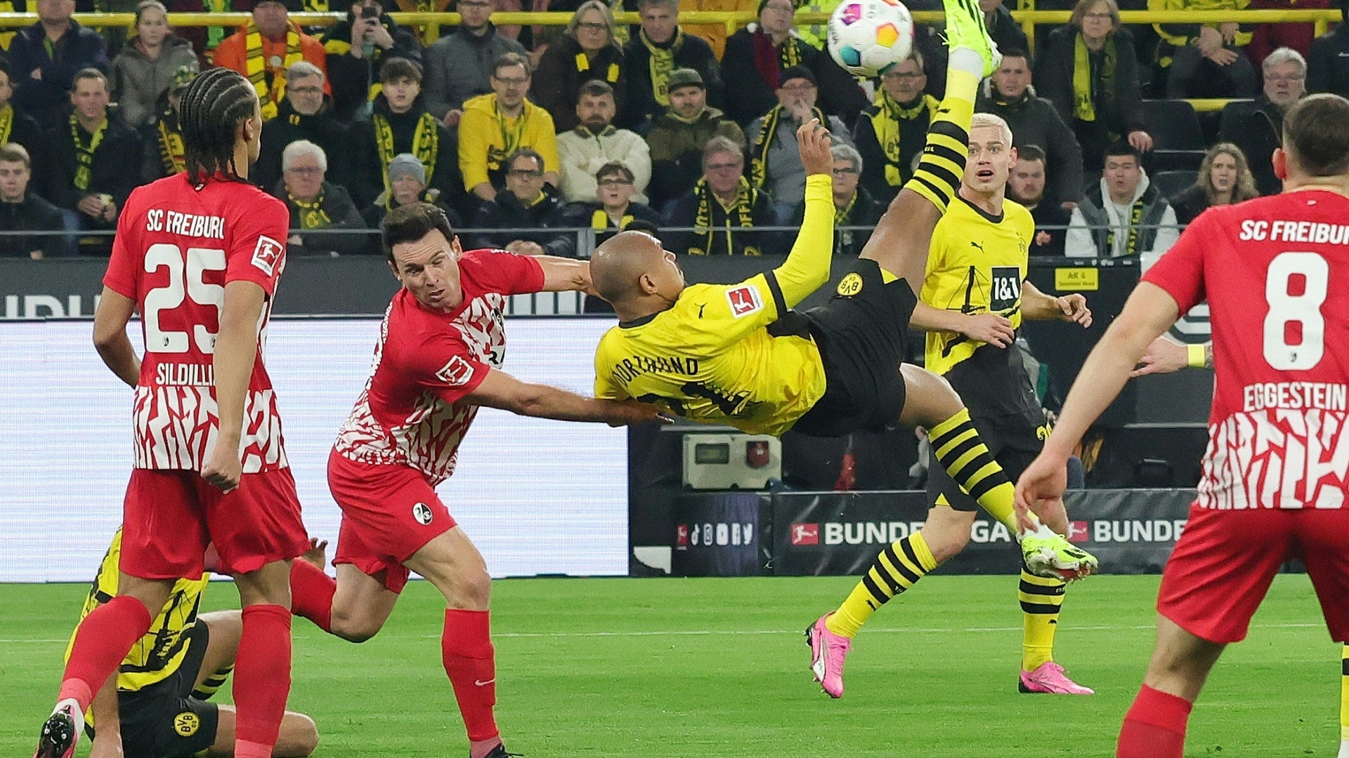 Dortmund führte bis zur Unterbrechung mit 1:0