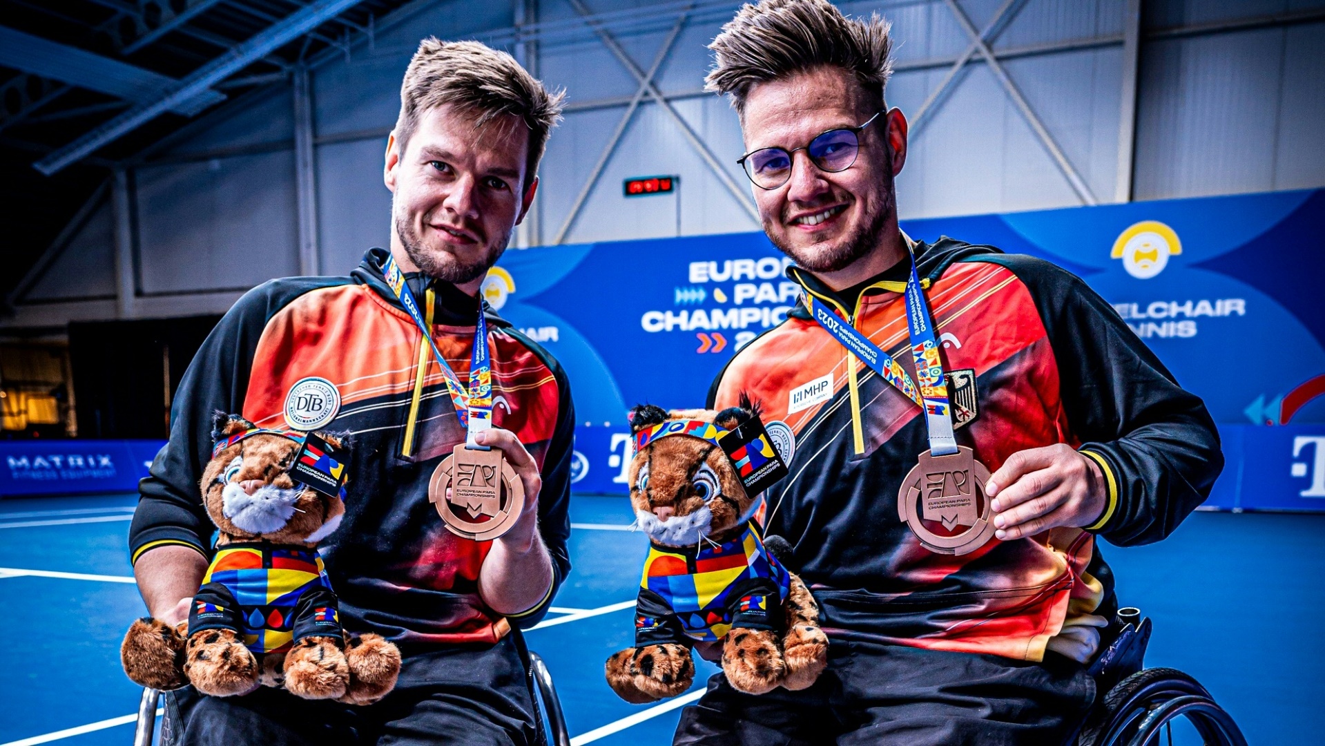 Maximilian (r.) und Marcus Laudan gewinnen Bronze