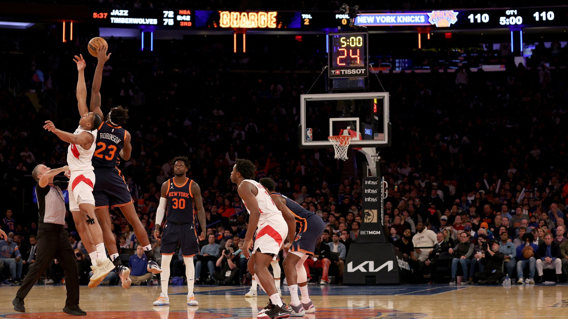 New York Knicks klagen gegen Toronto Raptors