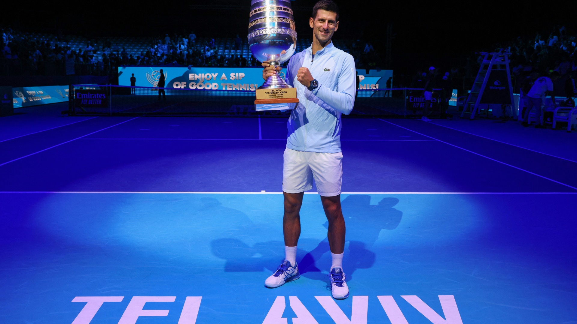 Gewann 2022 in Tel Aviv: Novak Djokovic