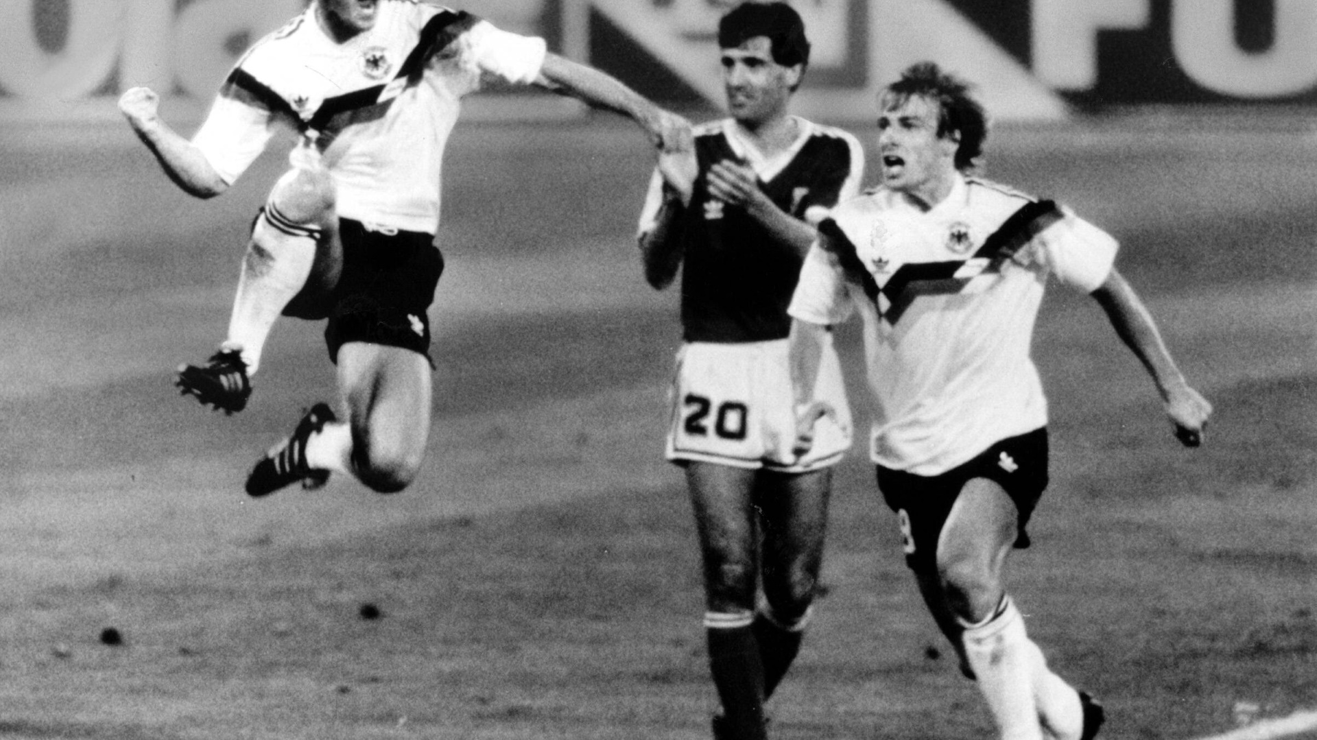 Andreas Brehme nach seinem Tor im WM-Finale