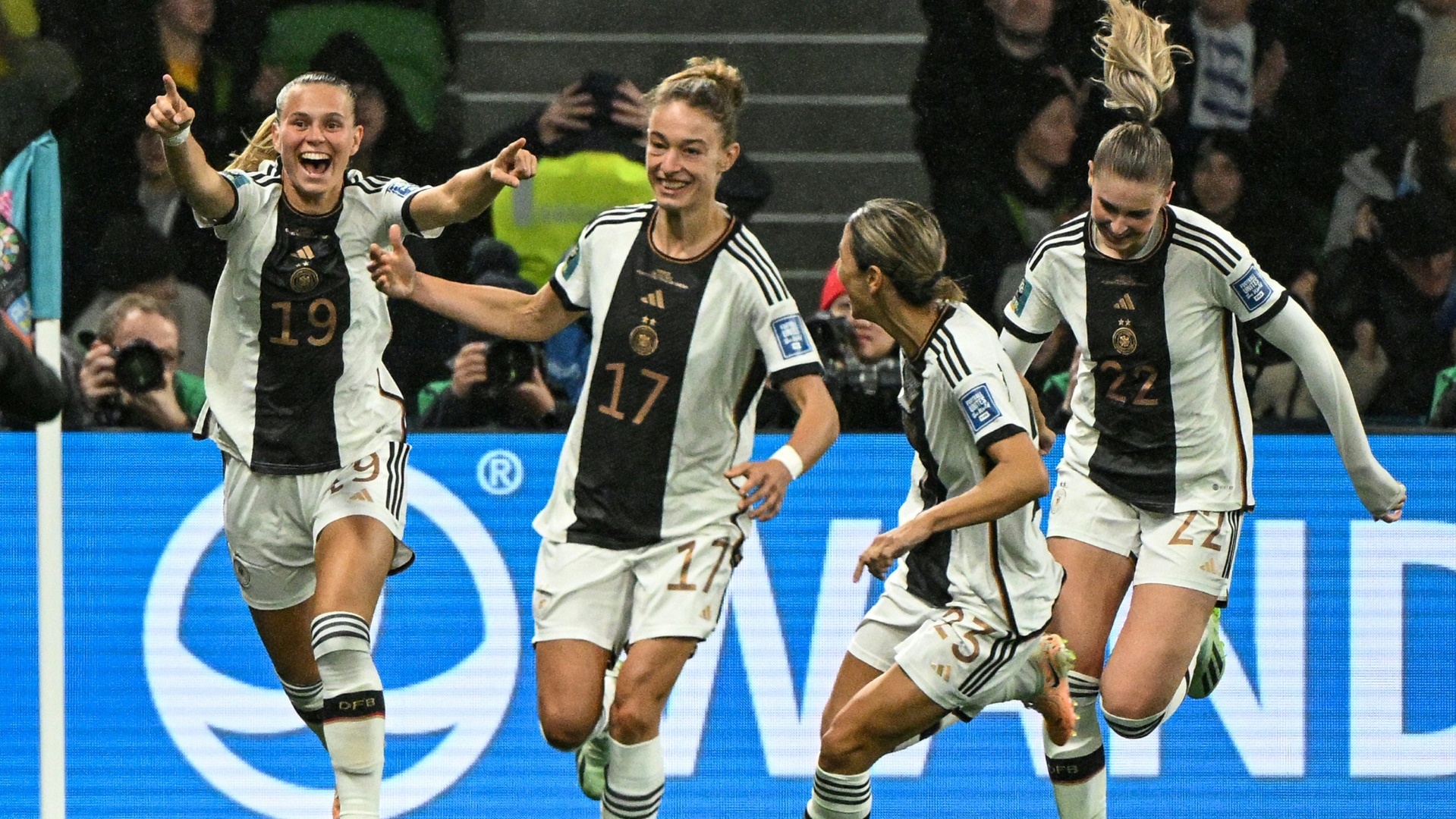 Die DFB-Frauen hatten im Auftaktspiel viel zu jubeln