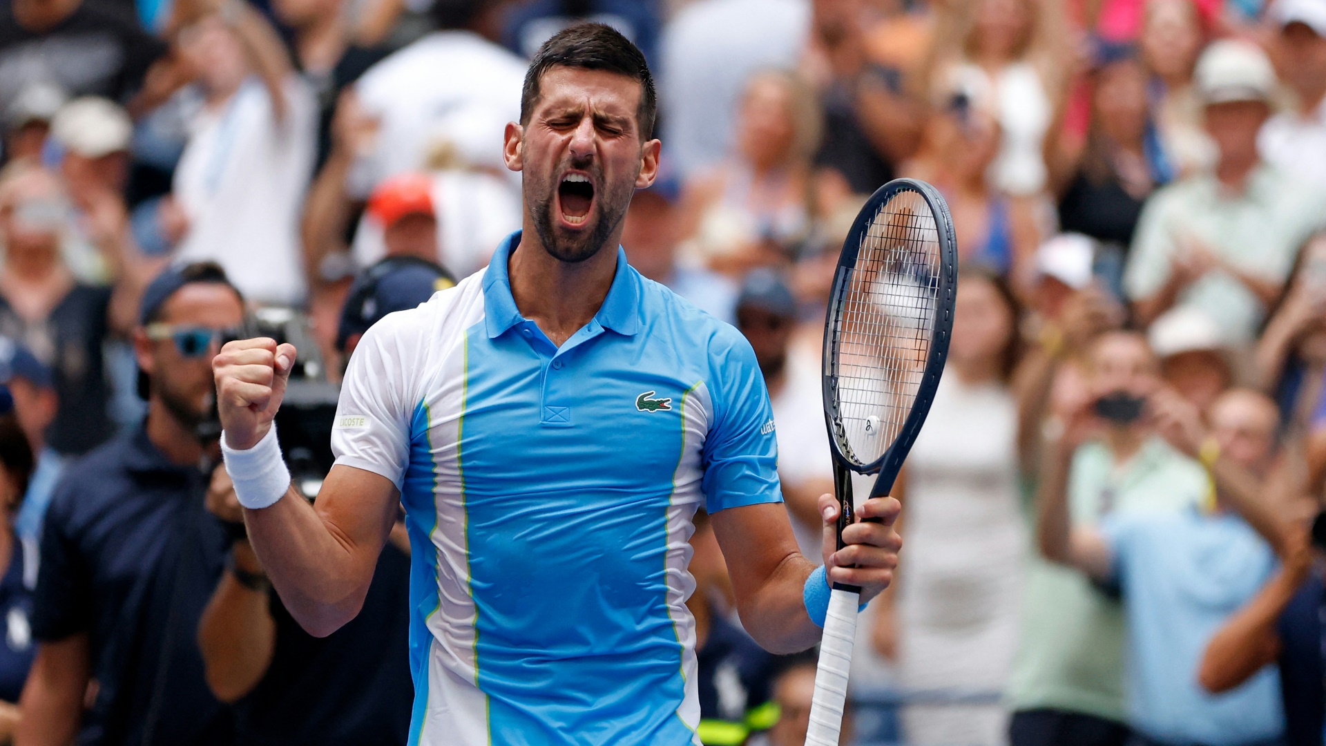 Novak Djokovic steht im Halbfinale der US Open