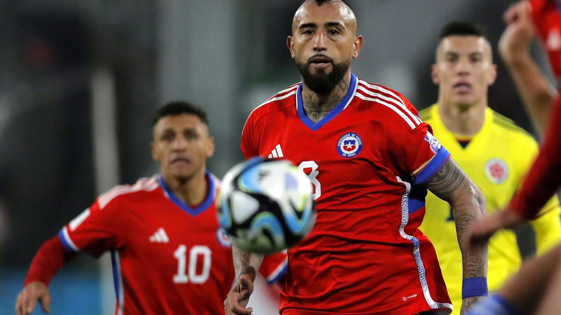 Vidal verletzte sich gegen Kolumbien