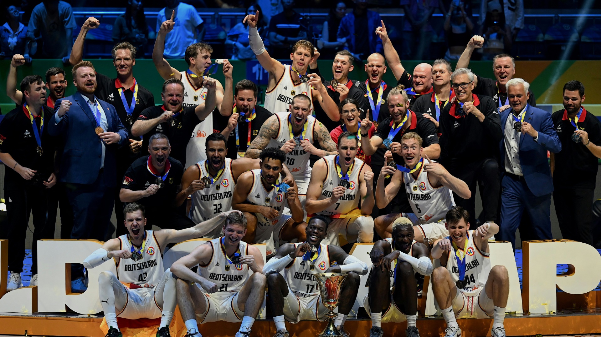 Die Basketball-Weltmeister sind wieder zu Hause