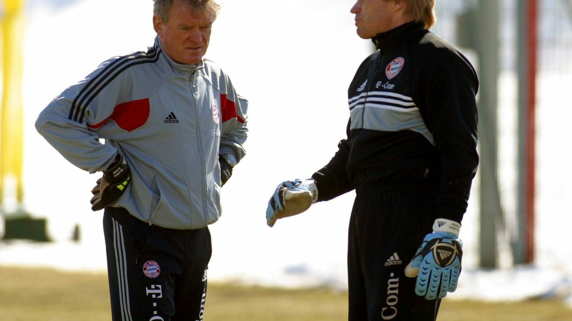 Maier und Kahn in gemeinsamen Tagen beim FC Bayern