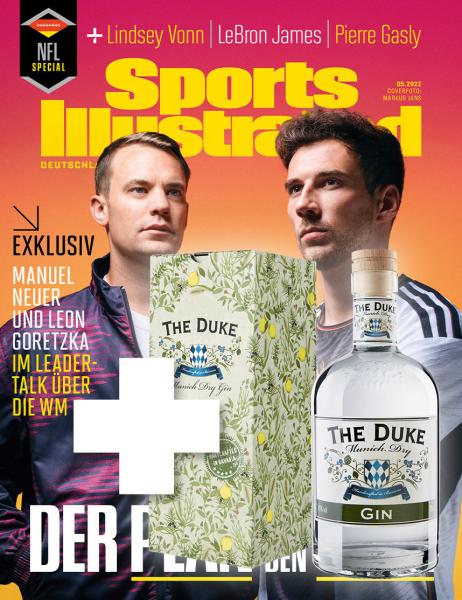 Platz 2: 5 Ausgaben Sports Illustrated mit „THE DUKE Gin“ inkl. edler Geschenkverpackung im Wert von 61,90 €