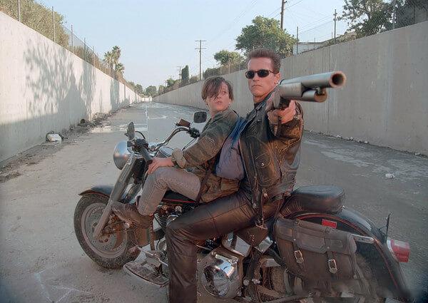 Arnold Schwarzenegger in "Terminator 2"