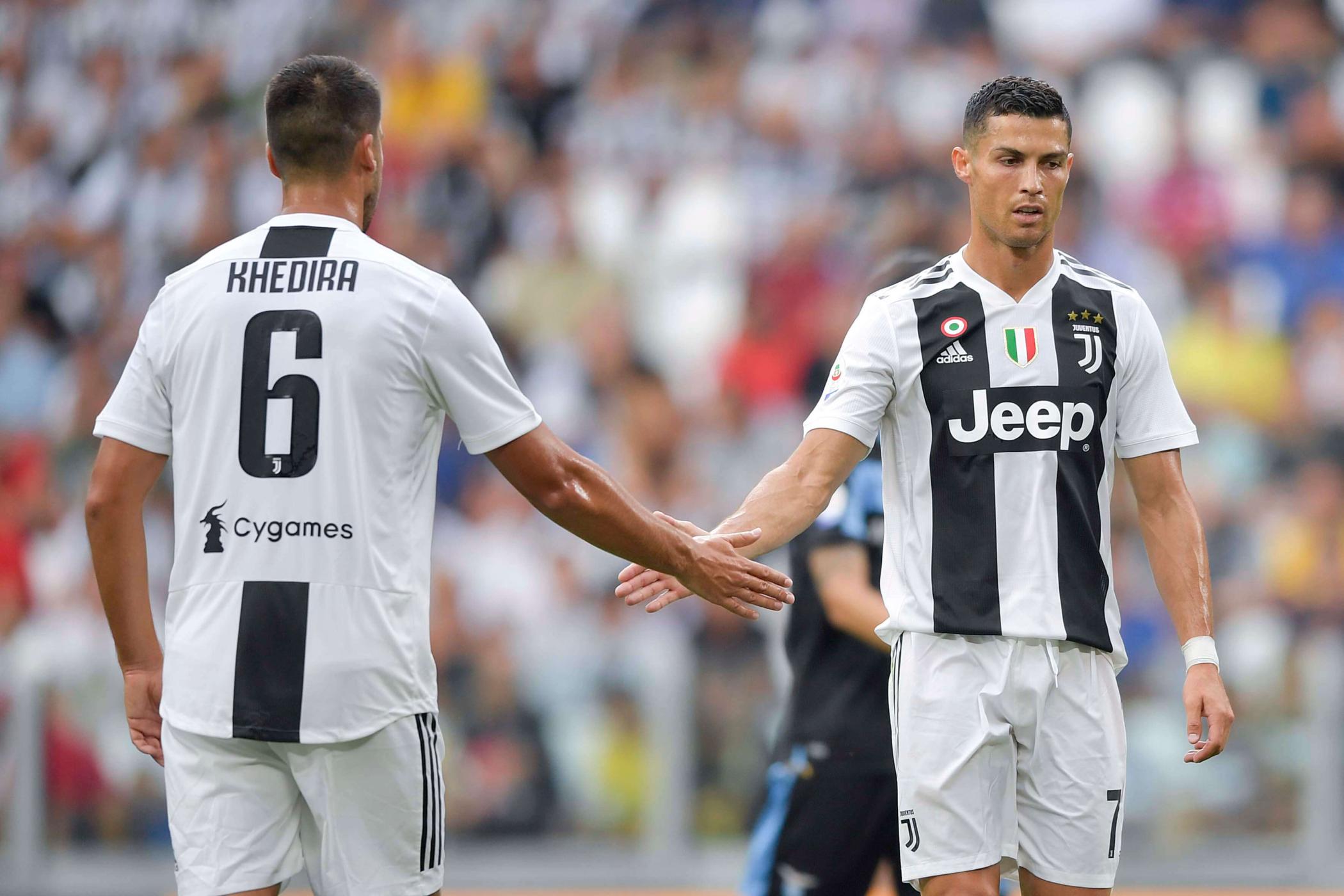 Cristiano Ronaldo (r.) mit Sami Khedira bei Juventus Turin