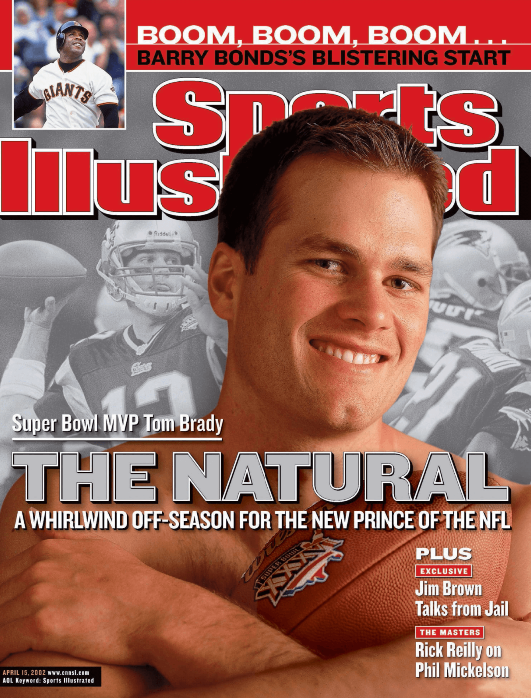 Tom Bradys erstes Sports Illustrated Cover: 15. April 2002 / Brian Lanker