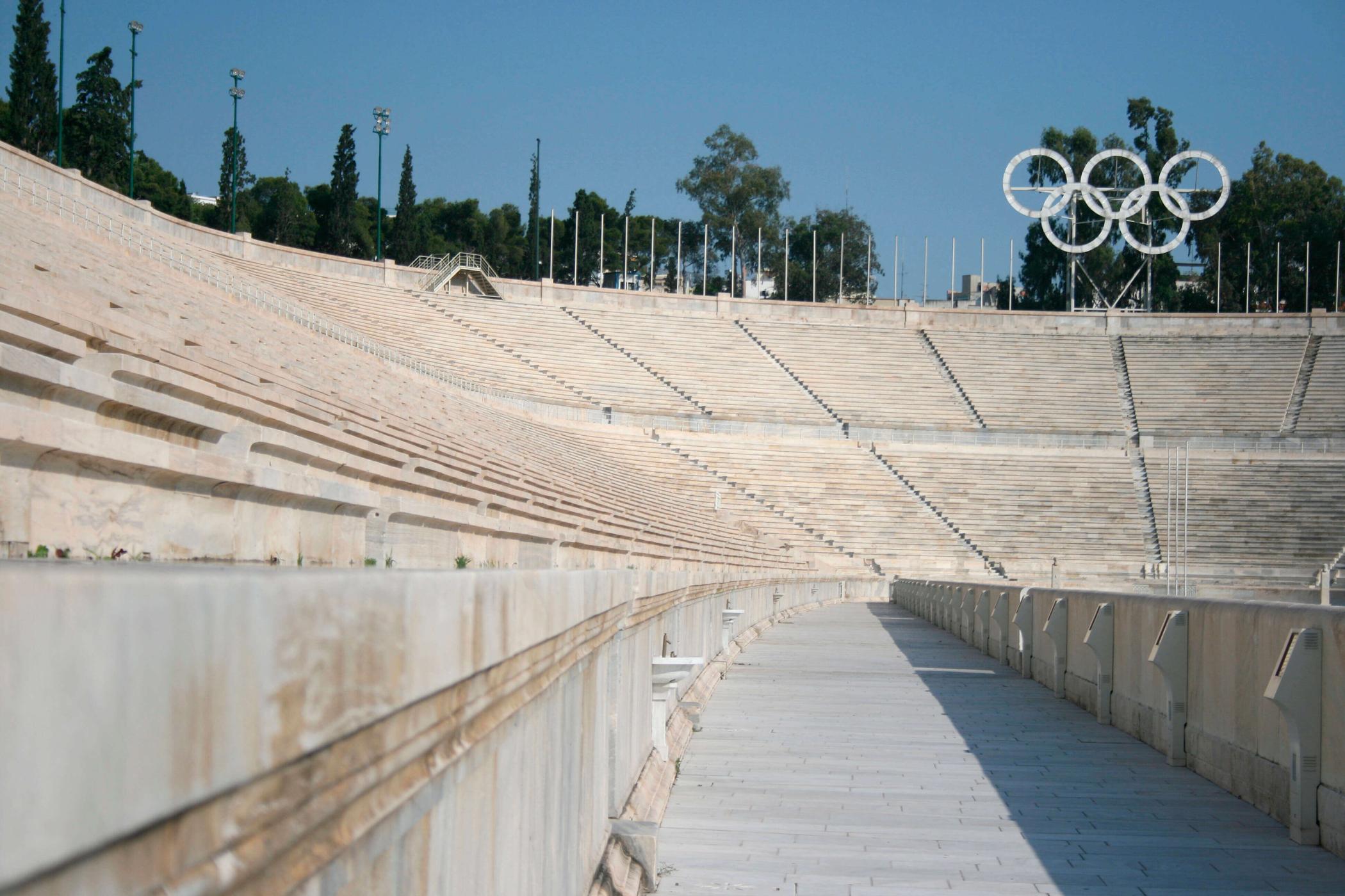 Historisches Olympiastadion in Athen