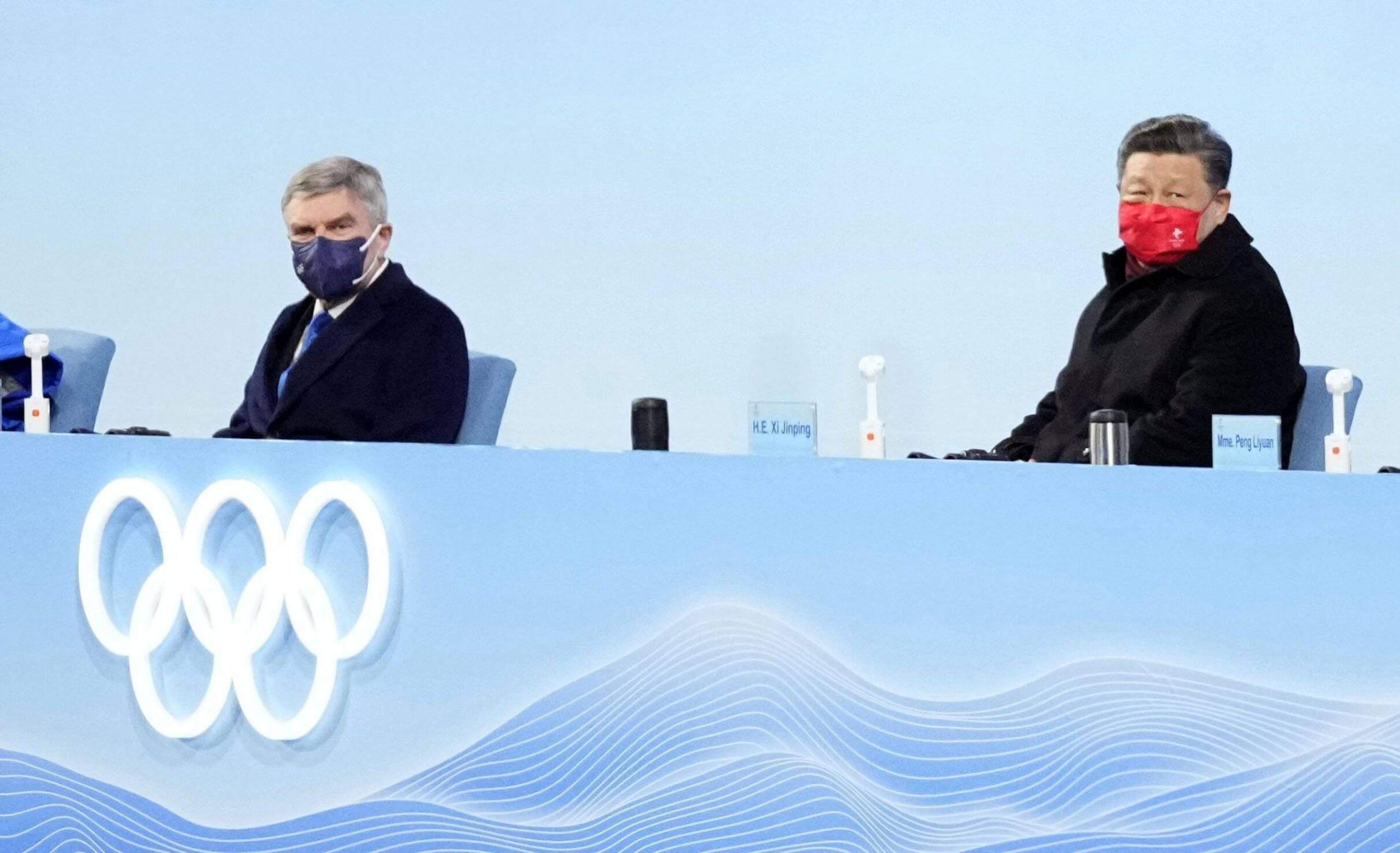 IOC-Präsident Thomas Bach und Chinas Präsident Xi Jinping