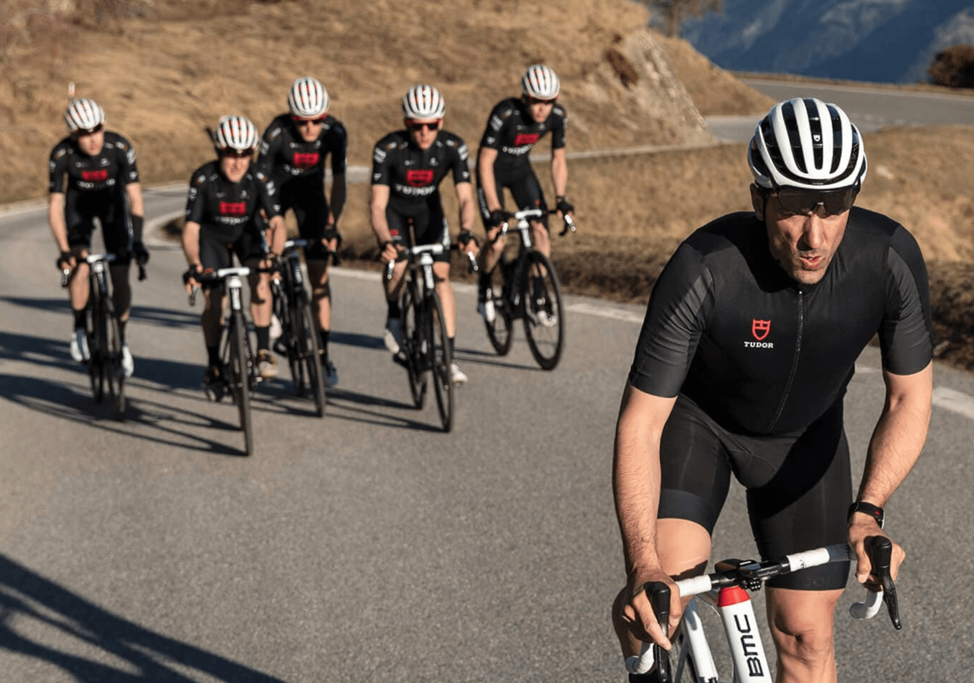 Fabian Cancellara mit dem Tudor Pro Cycling Team