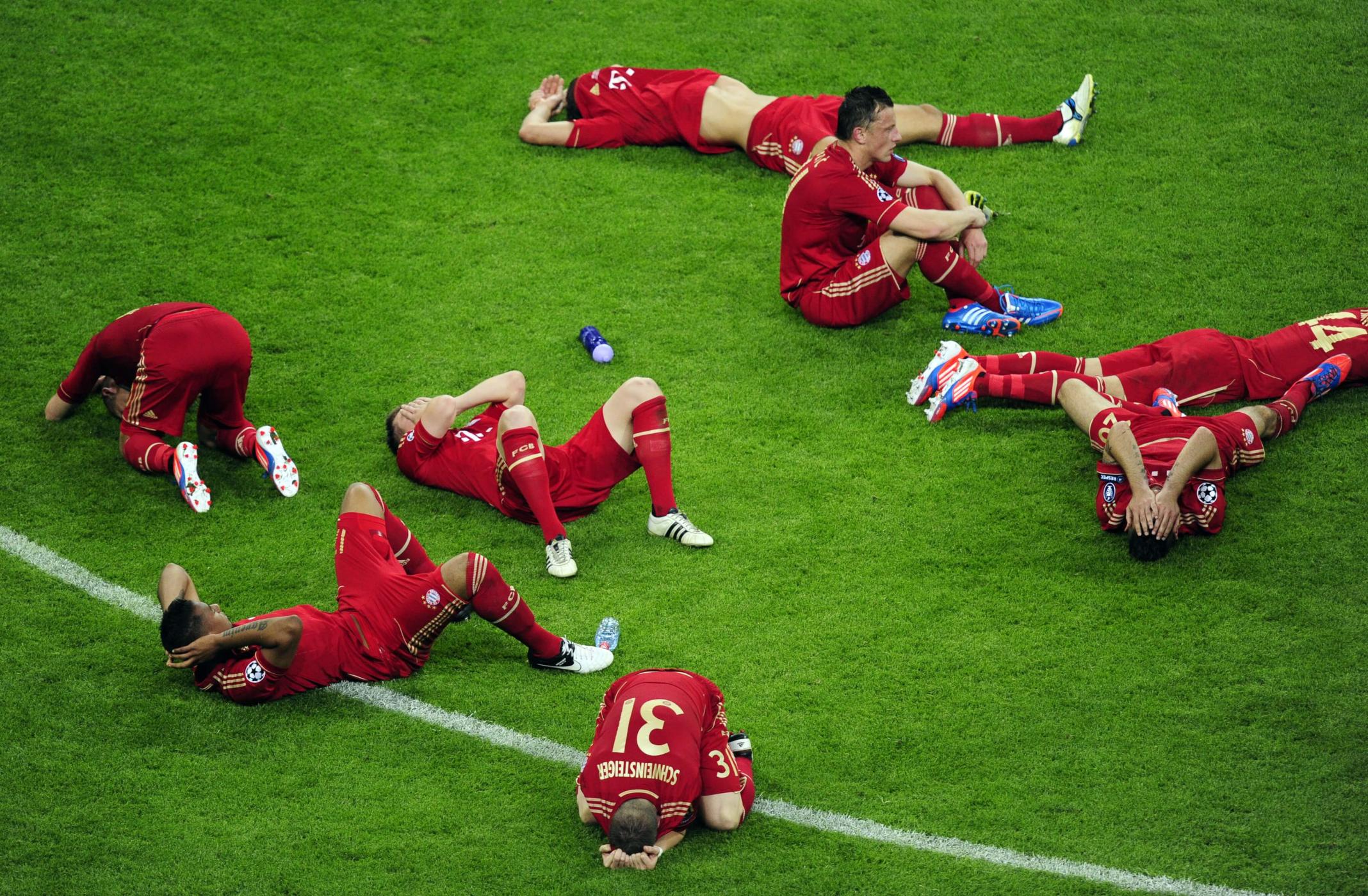 FC Bayern nach dem Champions-League-Finale 2012