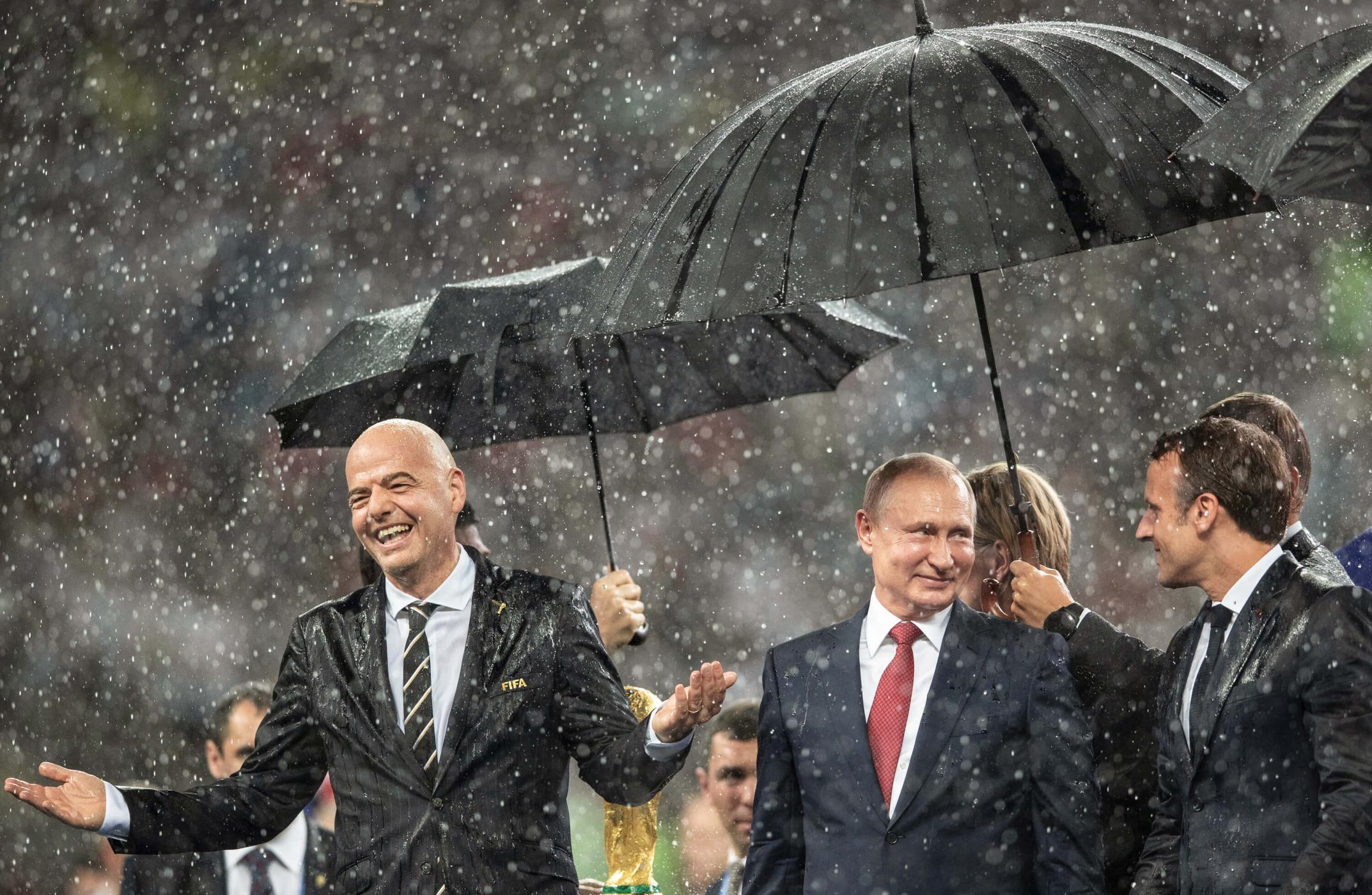 FIFA-Präsident Gianni Infantino und Wladimir Putin (Russland)