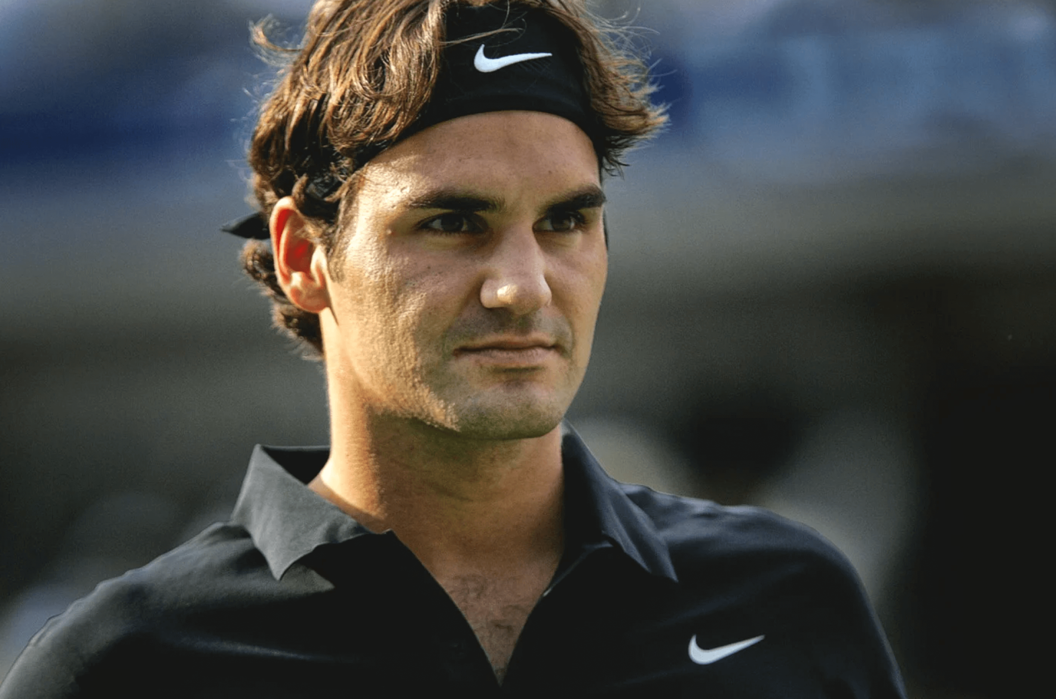 Roger Federer beim Endspiel der US Open 2007 gegen Novak Djokovic