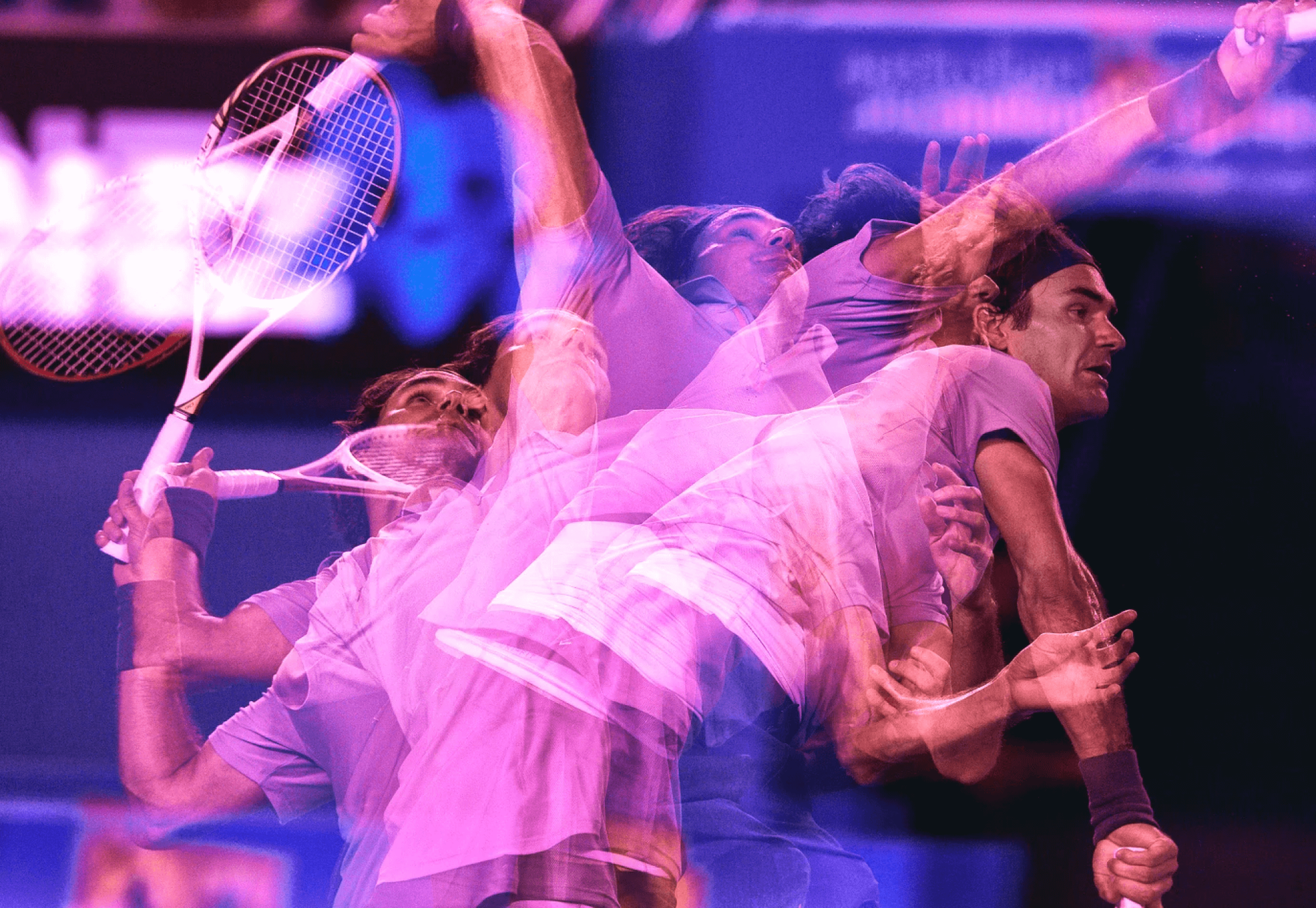 Roger Federers Aufschlagbewegung Bild für Bild von den Australian Open 2013