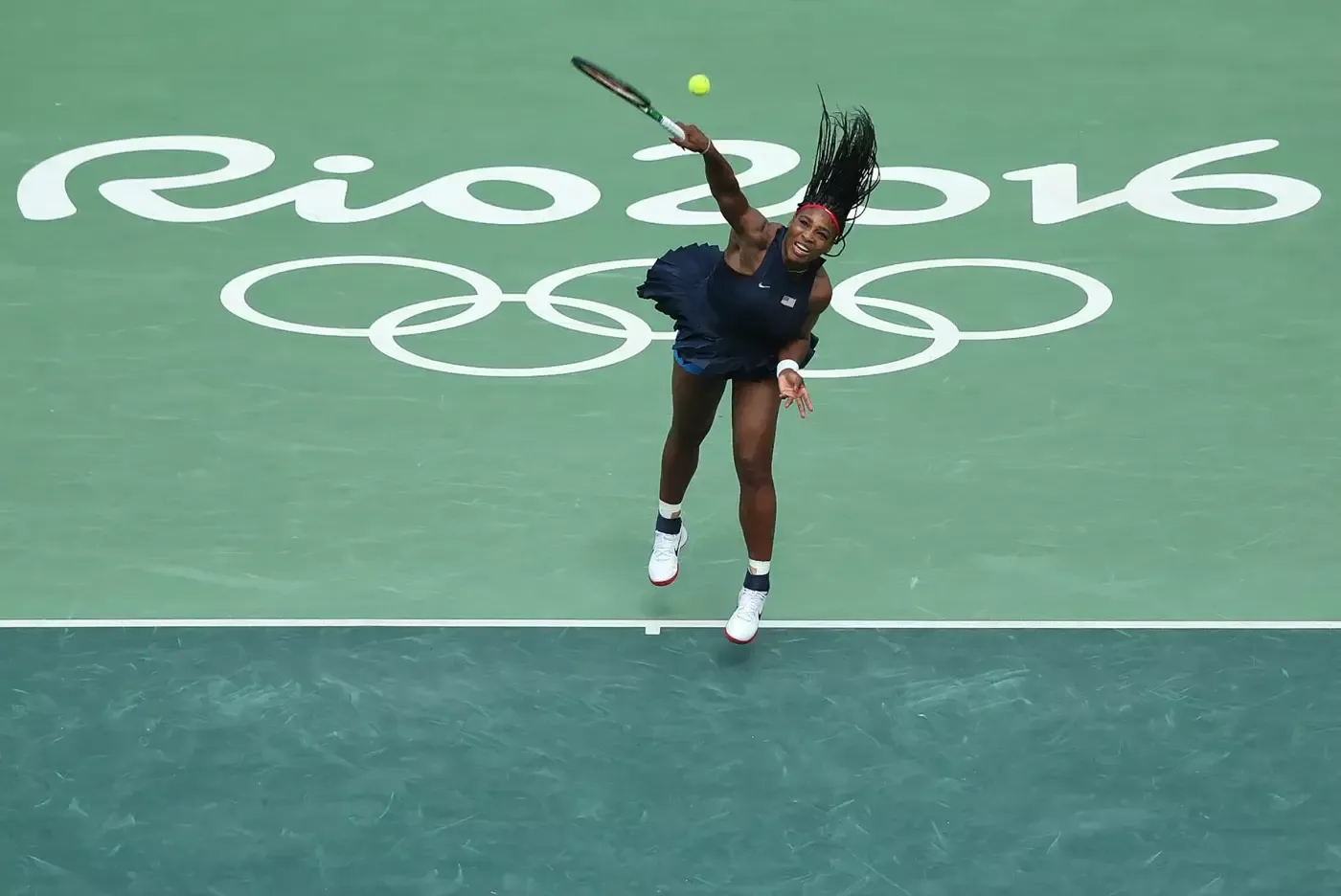 7. Aug. 2016: Serena nahm 2000 zum ersten Mal an den Olympischen Spielen teil und ihre letzten Spiele waren 2016 in Rio.