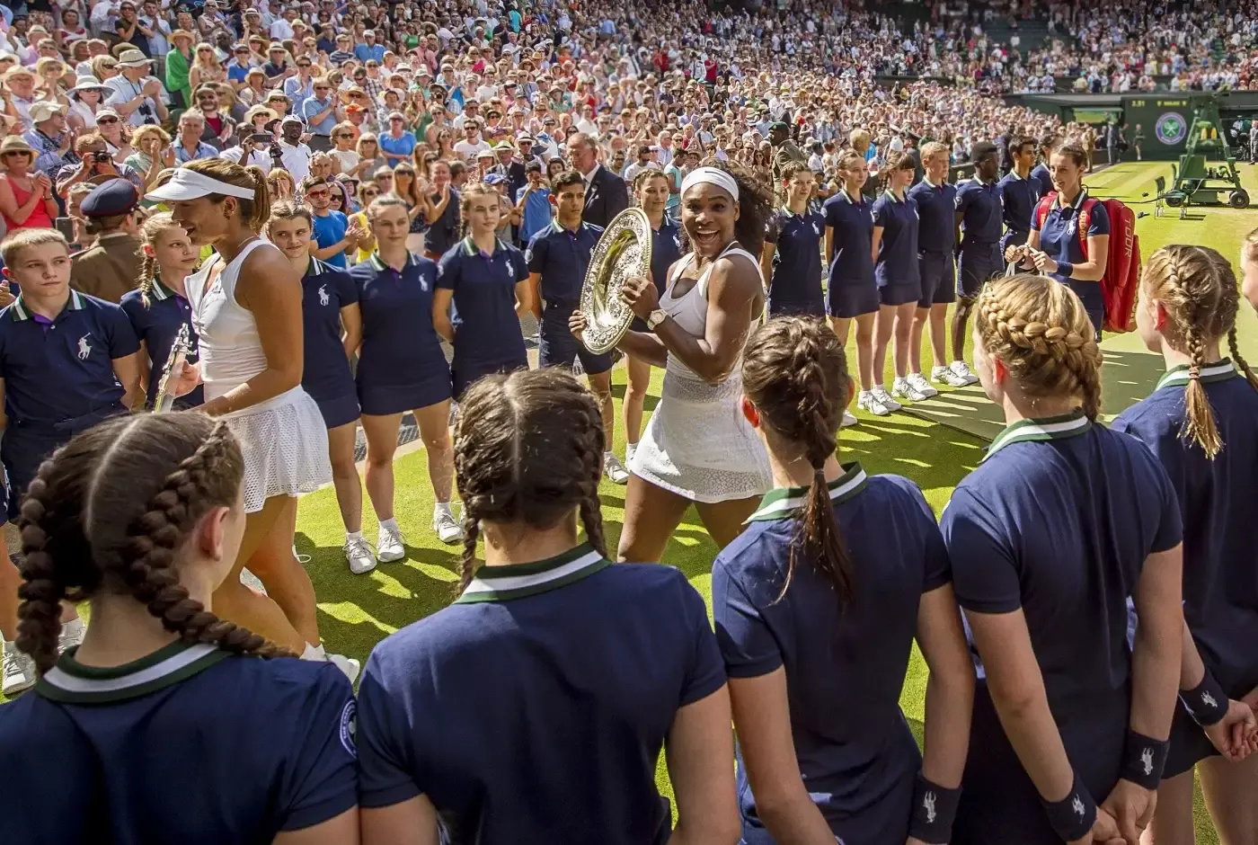 20. Juli 2015: Serena würde Wimbledon ein Jahr später im Jahr 2016 erneut gewinnen.