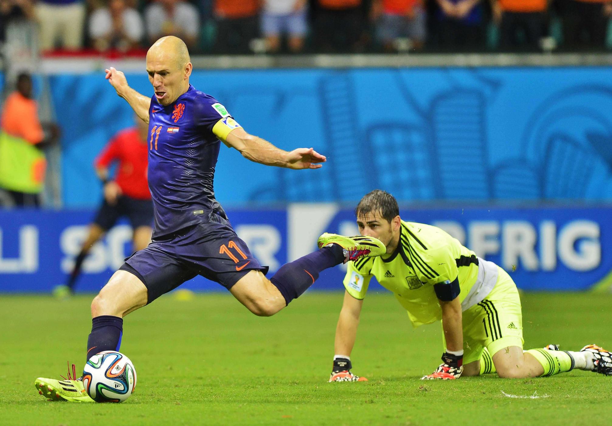 Arjen Robben und die Niederlande führten Spanien bei der WM 2014 vor - und beendeten eine Ära.