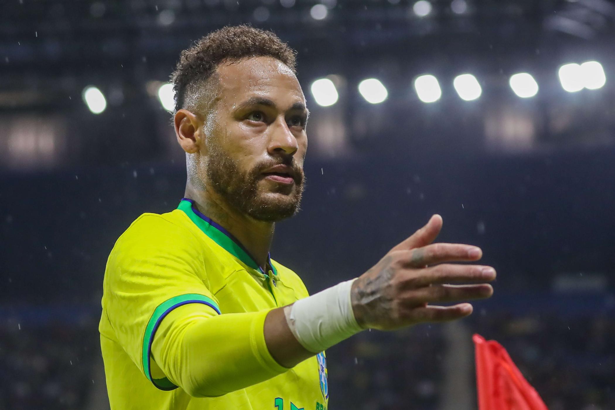 Neymar im Trikot der brasilianischen Nationalmannschaft