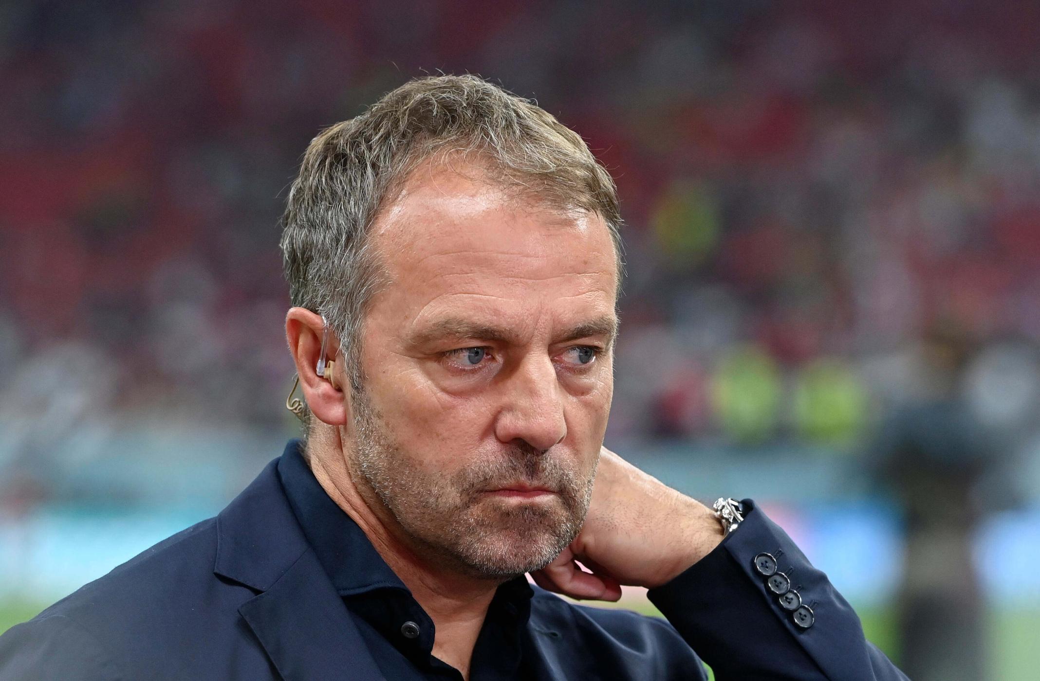 Bundestrainer Hansi Flick (Deutschland) steht unter Druck