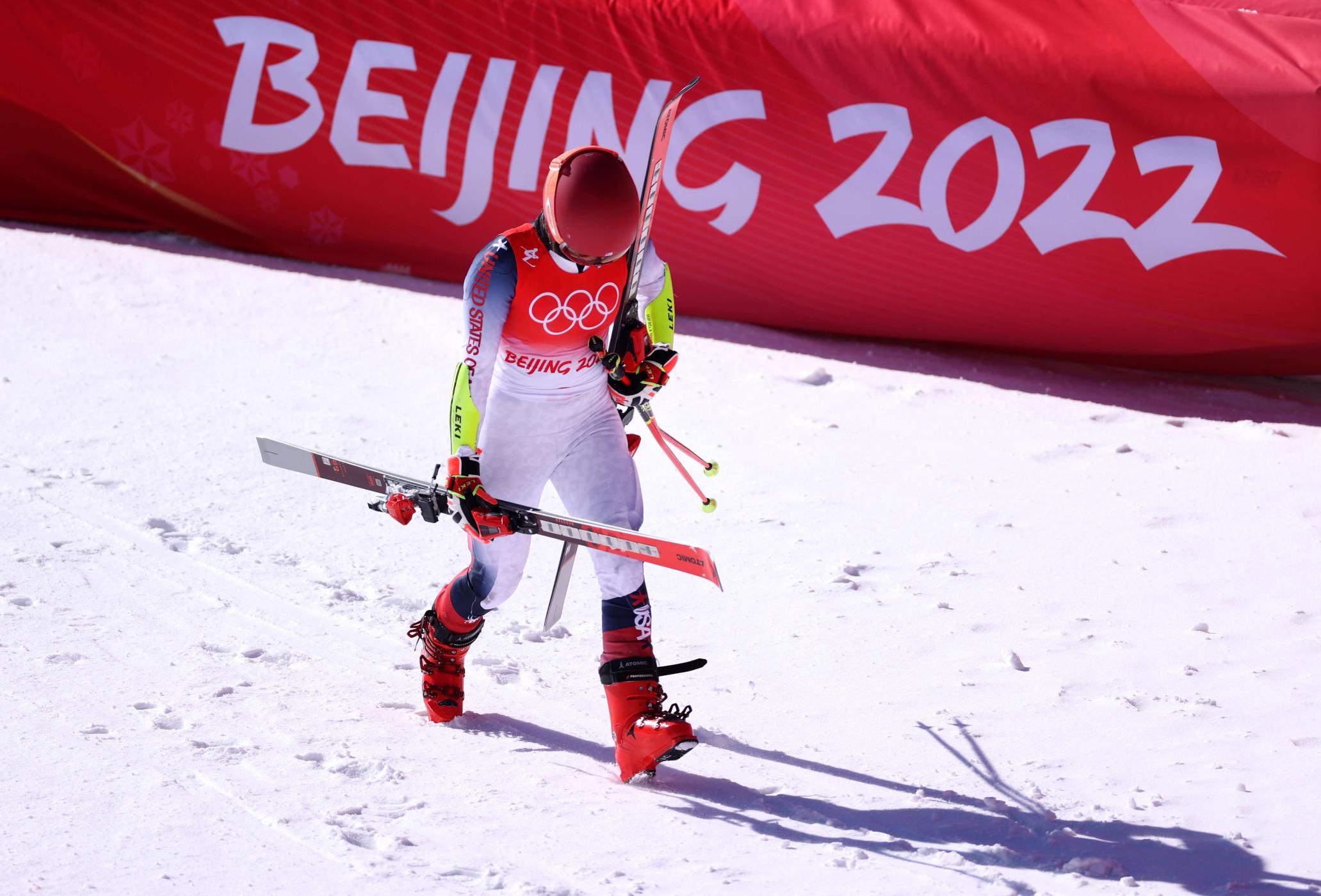 Enttäuschung: Mikaela Shiffrin bei den Winterspielen von Peking