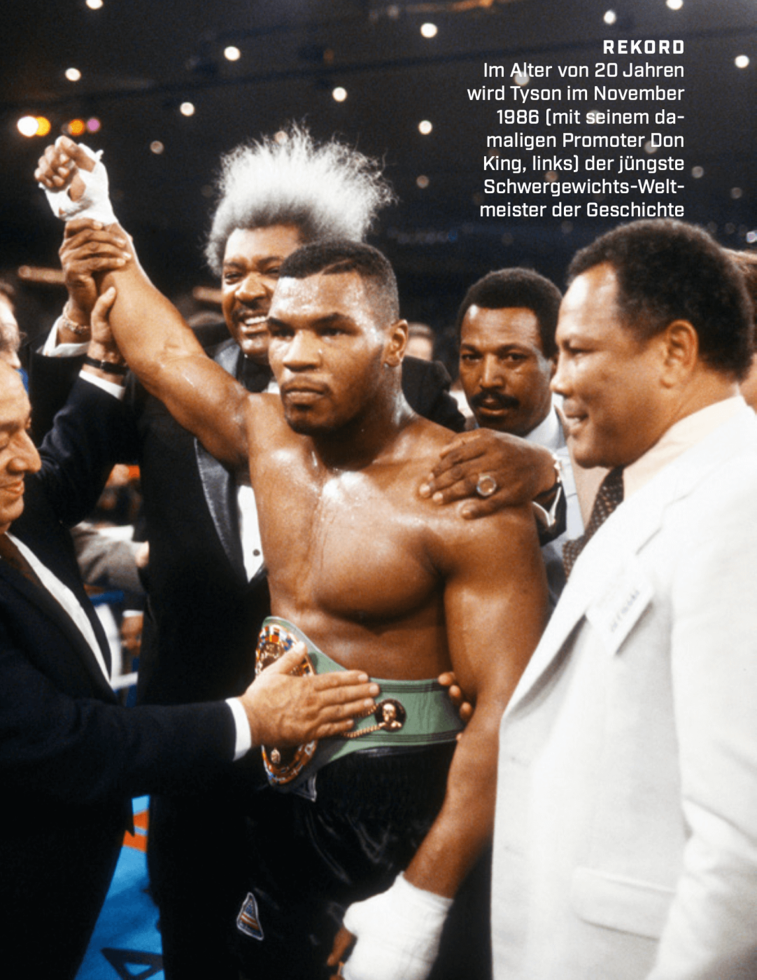 Mike Tyson und Manager Don King