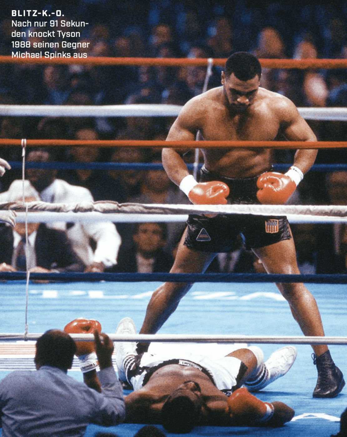 Mike Tyson gegen Michael Spinks 1988 