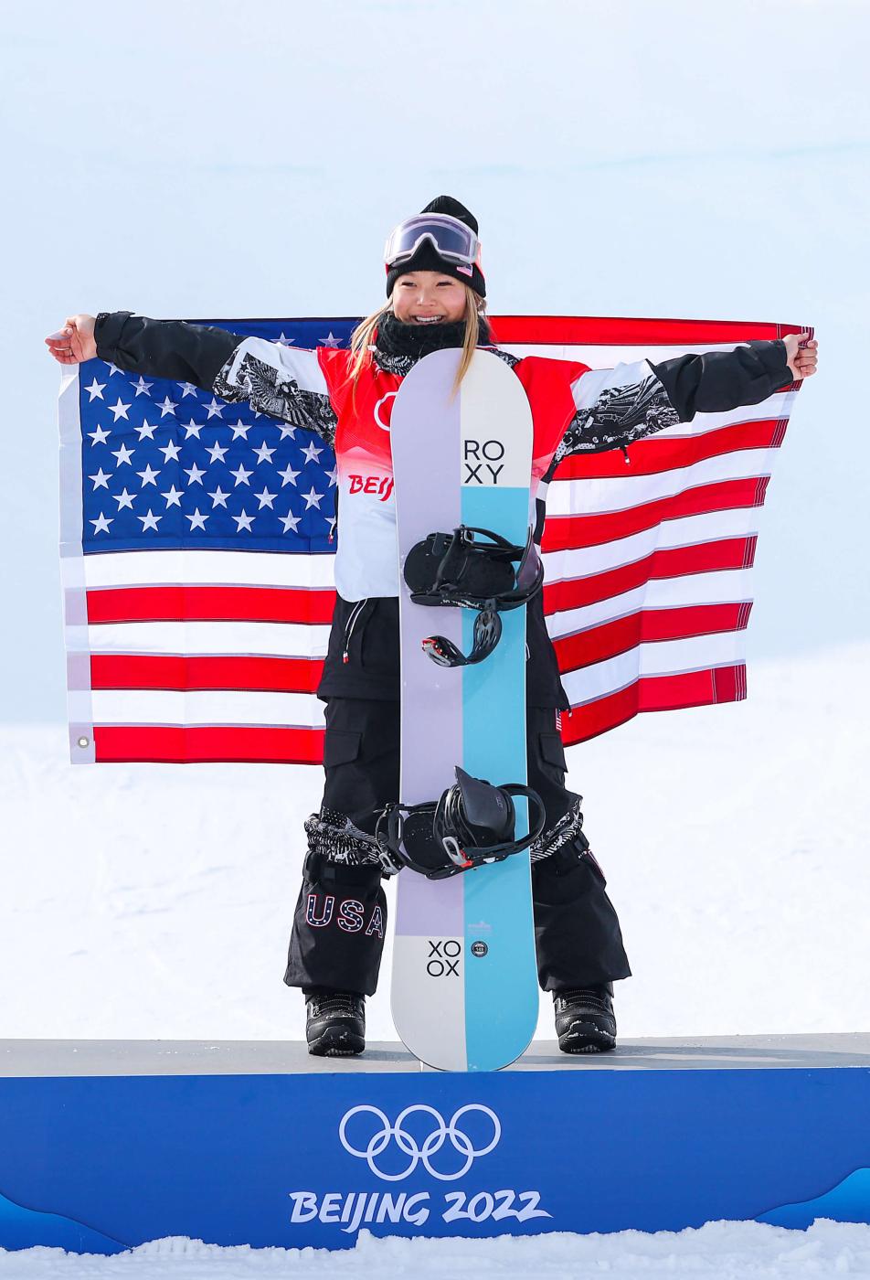 Snowboard-Olympiasiegerin Chloe Kim in Peking 2022