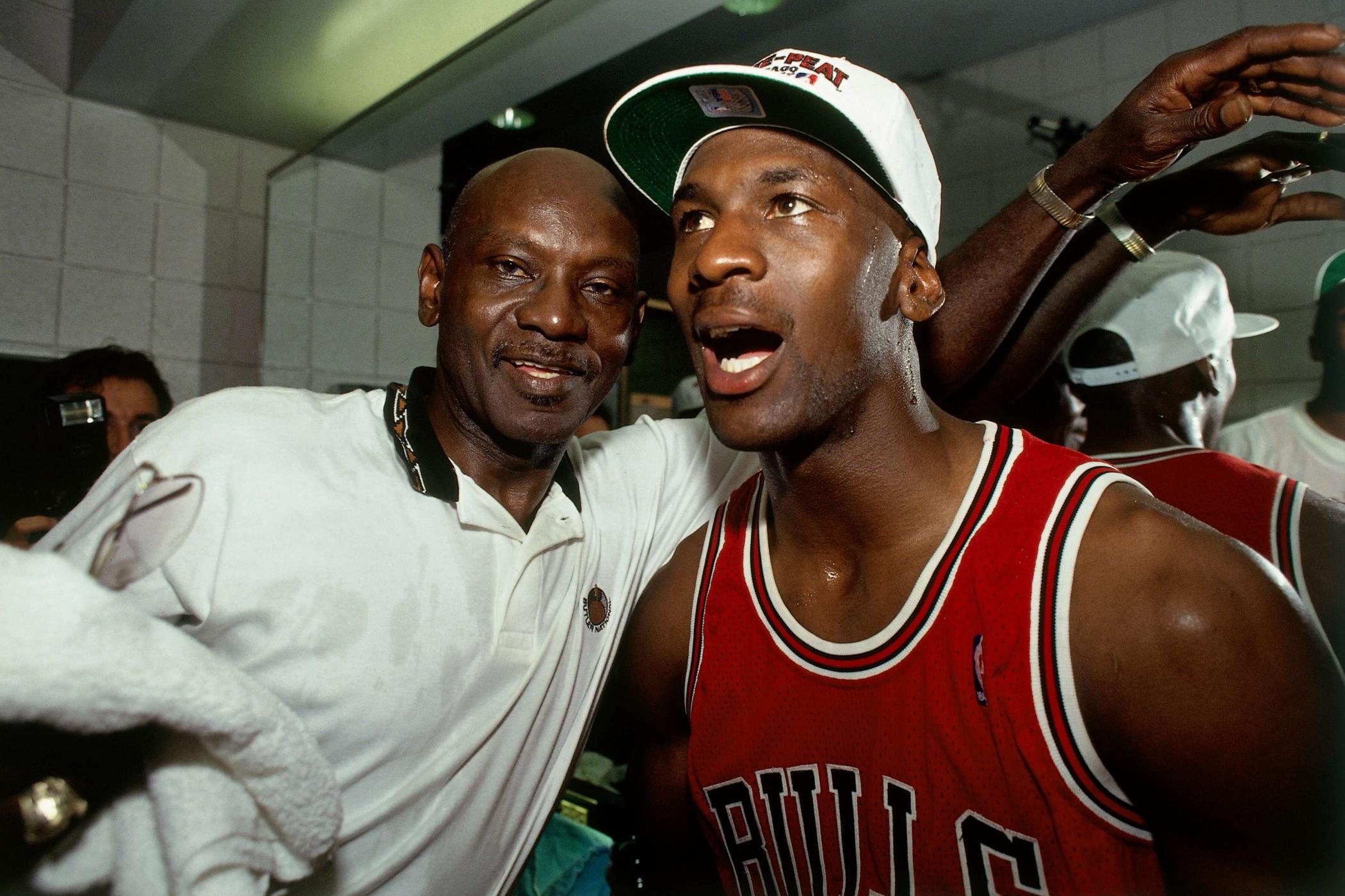 Michael Jordan und sein Vater James R. Jordan