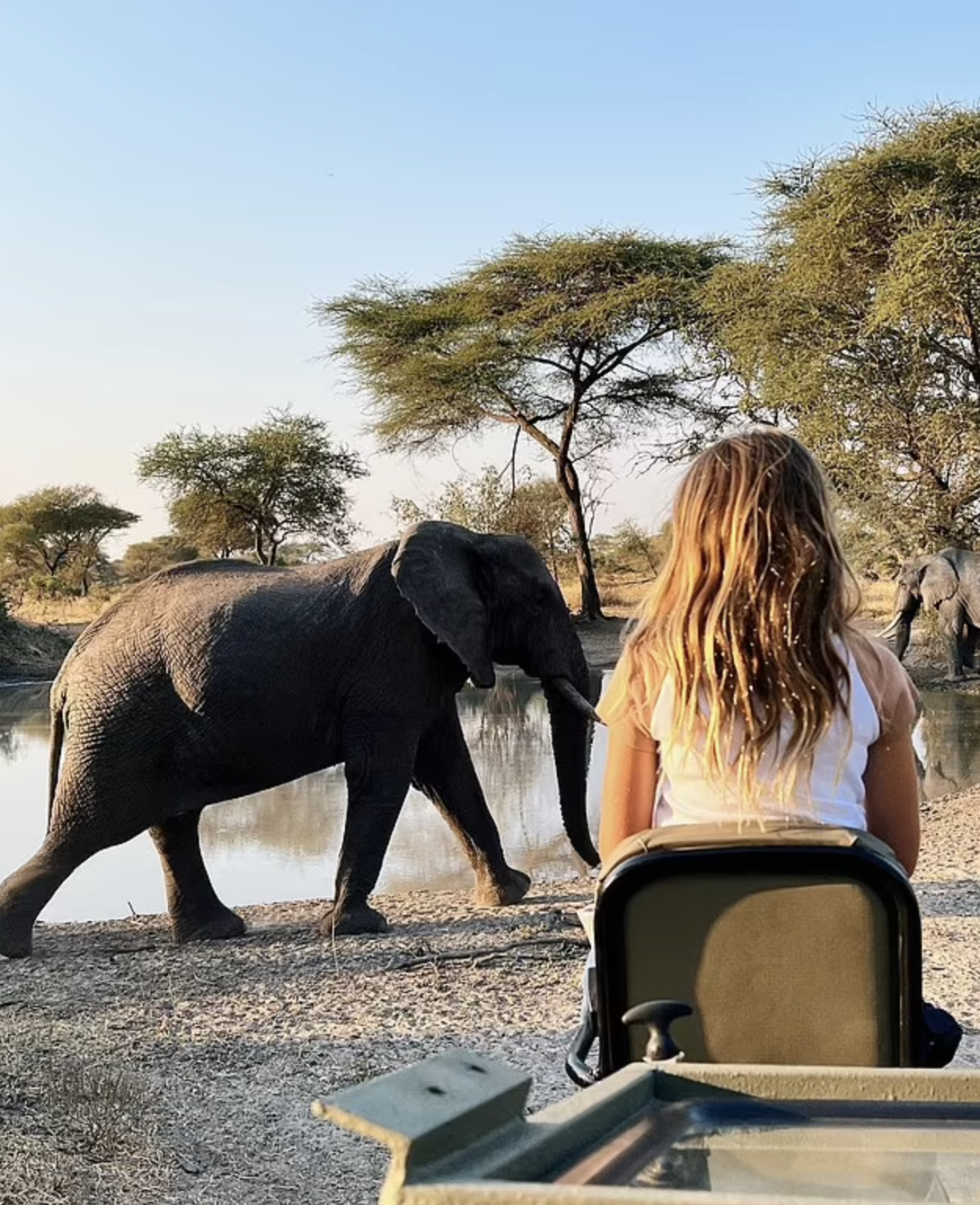 Tom Brady mit seinen Kids in Afrika
